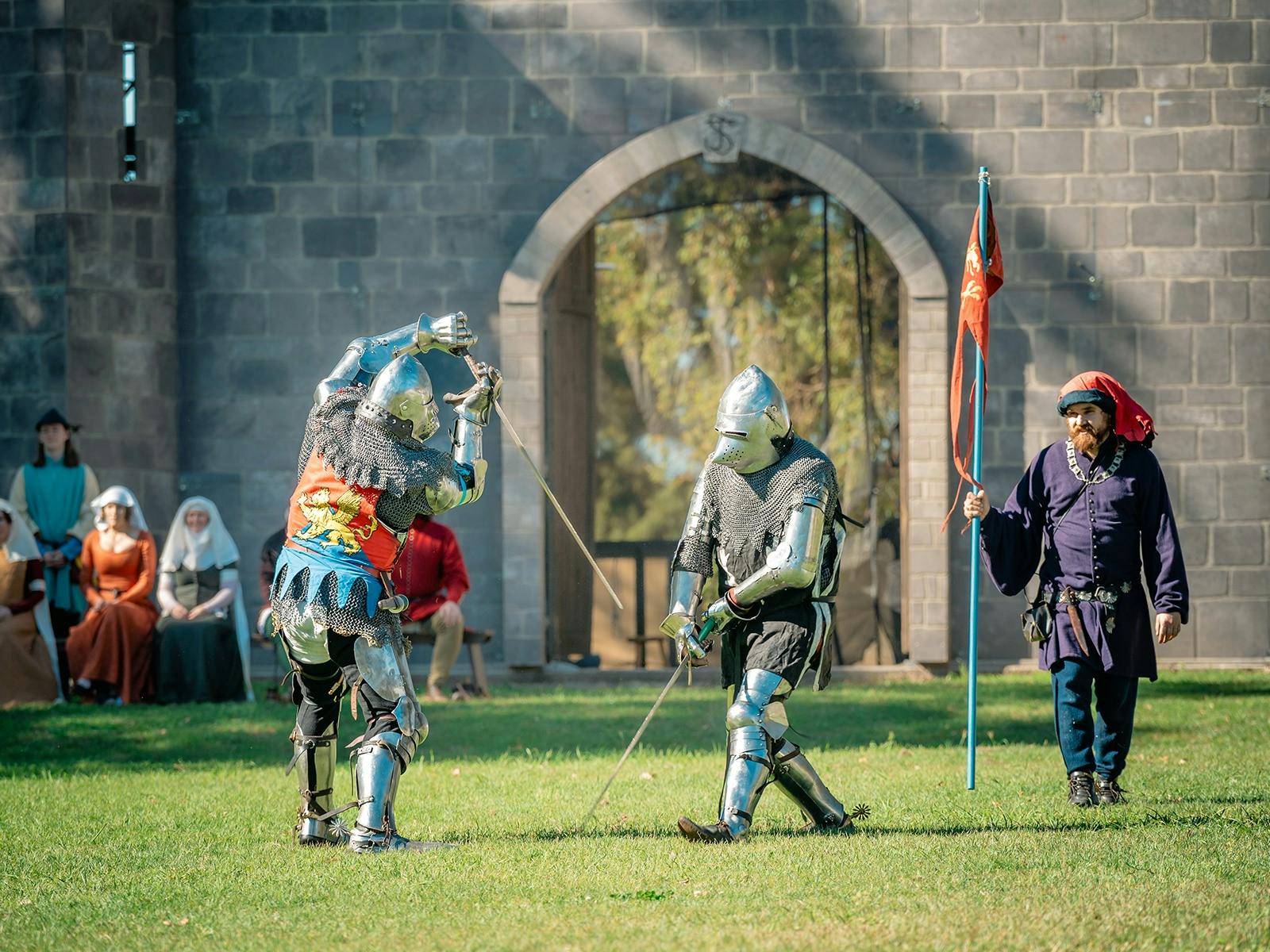Real Knights in Armoured Combat Demonstrations