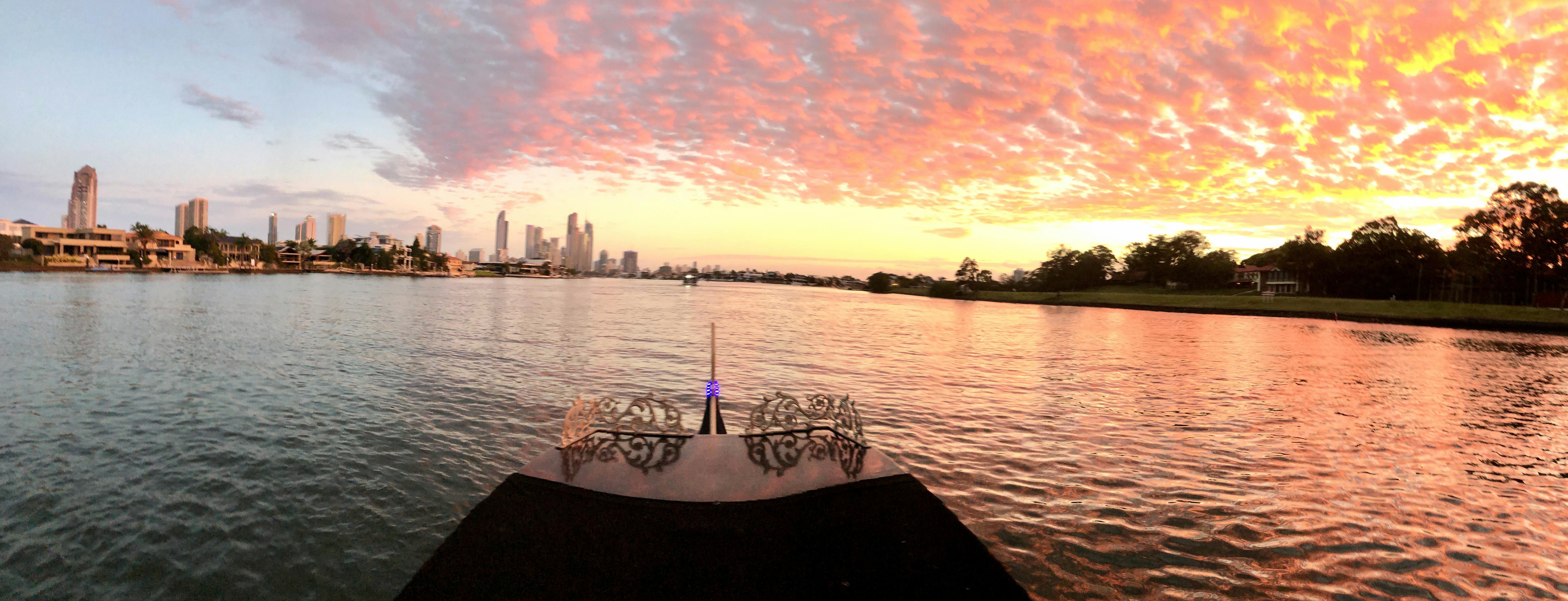 Enjoy a stunning sunset with your loved one