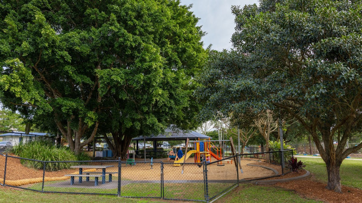 One of the playgrounds at Lake Alford
