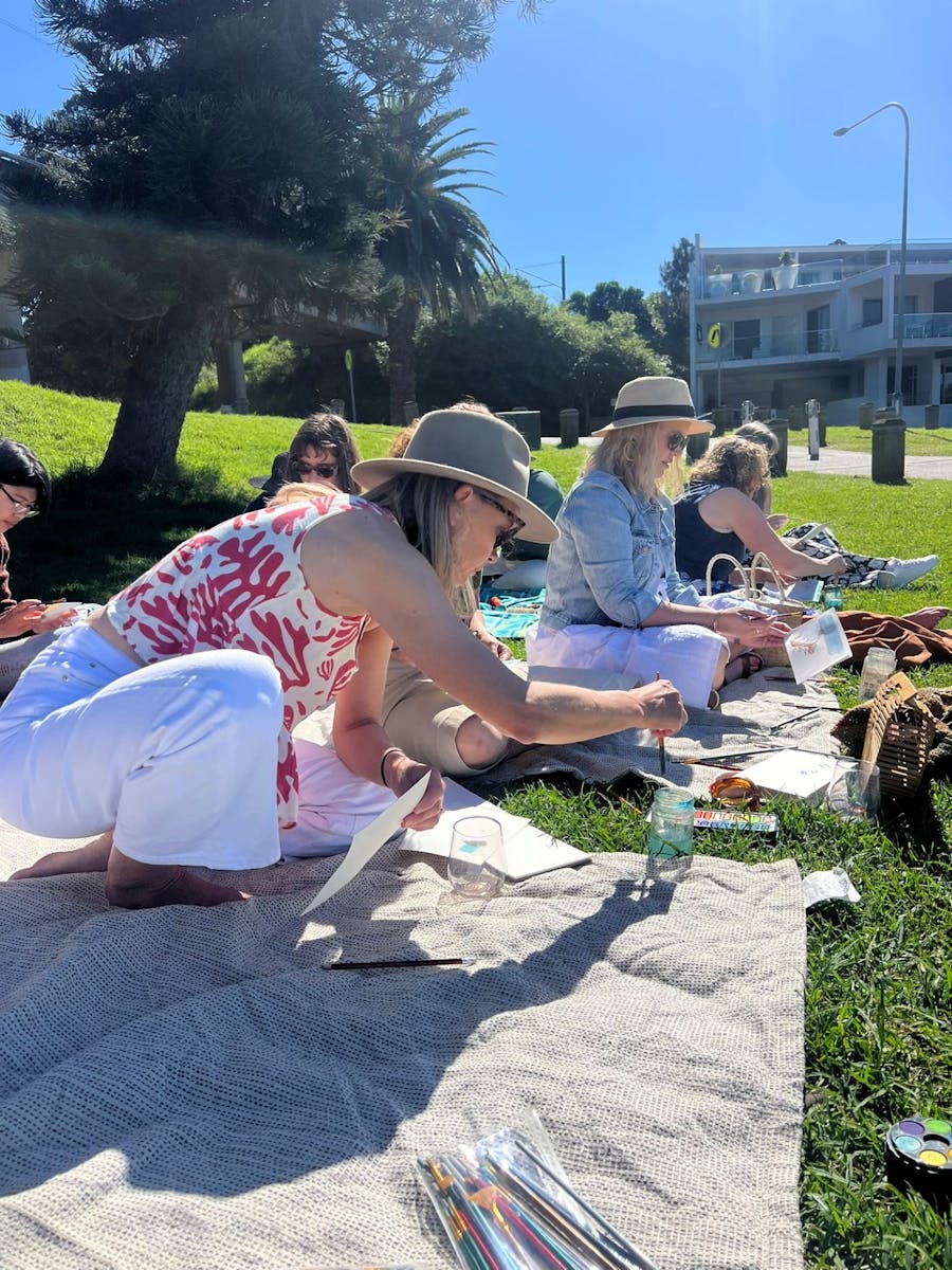 Watercolour, Group Class, Private Workshop, Outdoors, Watercolour Workshop, Plein Air, Staff Party