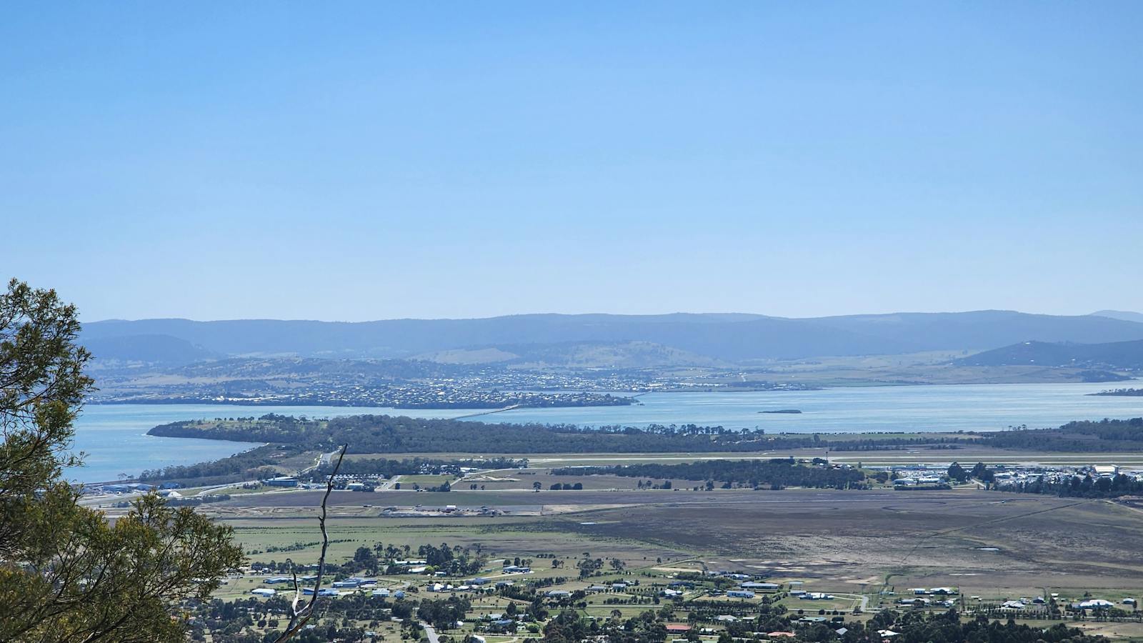 Beautiful views across Southern Tasmania