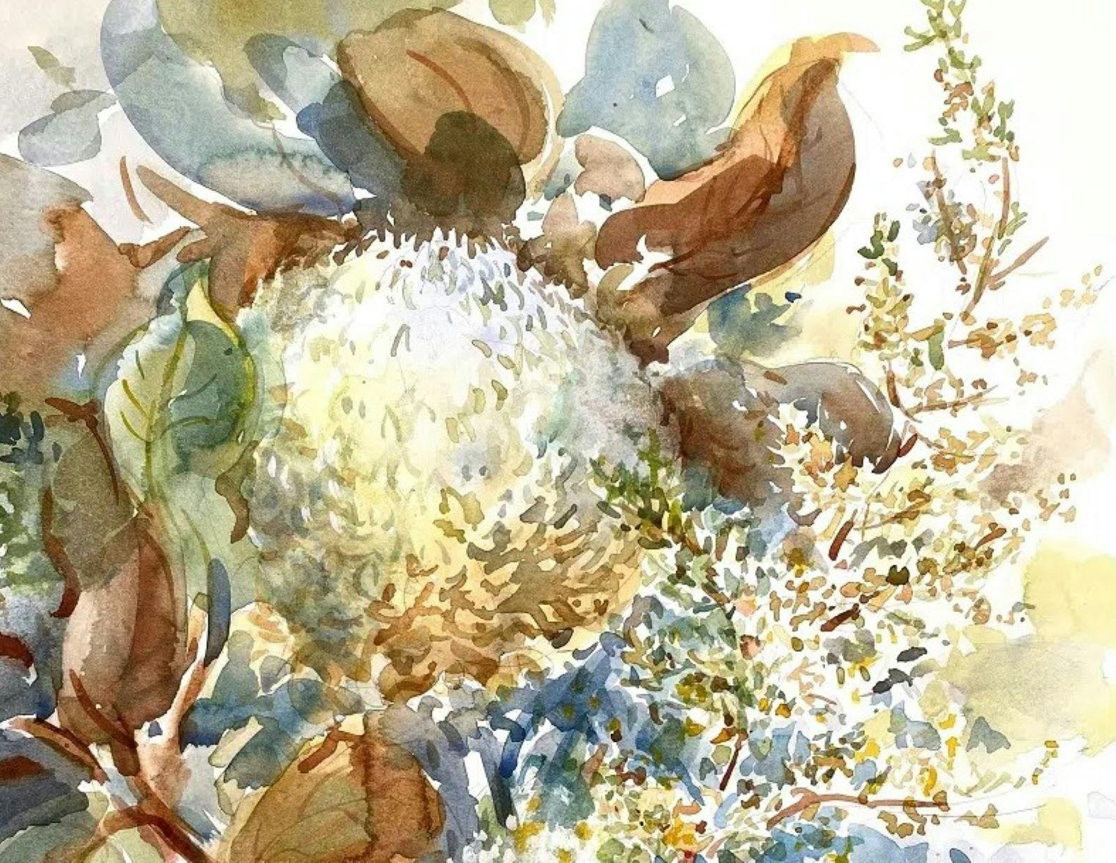 Still Life Watercolour Workshop for Seniors with artist Ileana Clarke