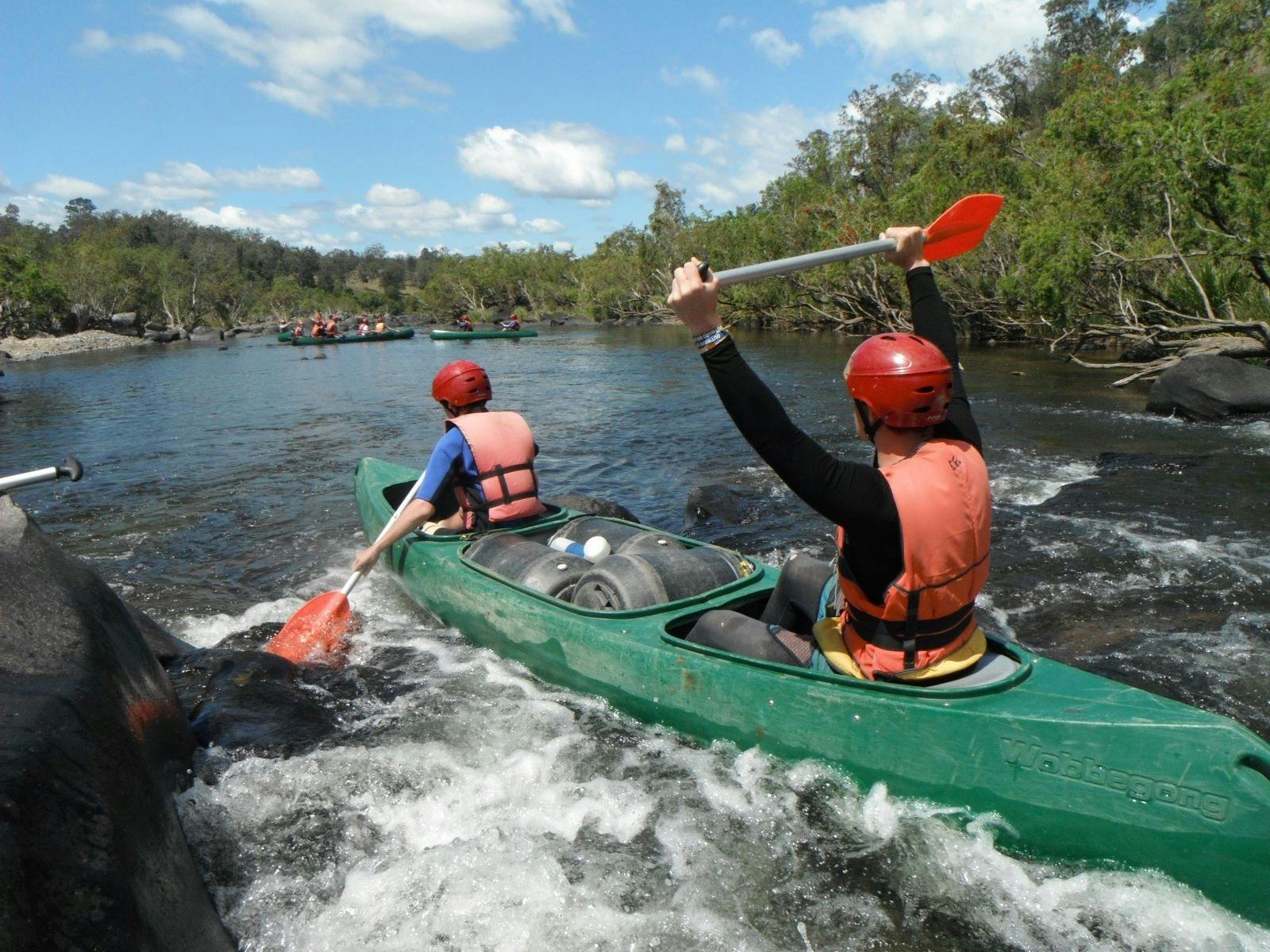 Canoeing with Outward Bound