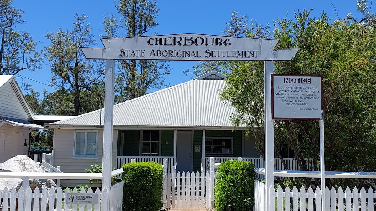 The Ration Shed Museum entrance