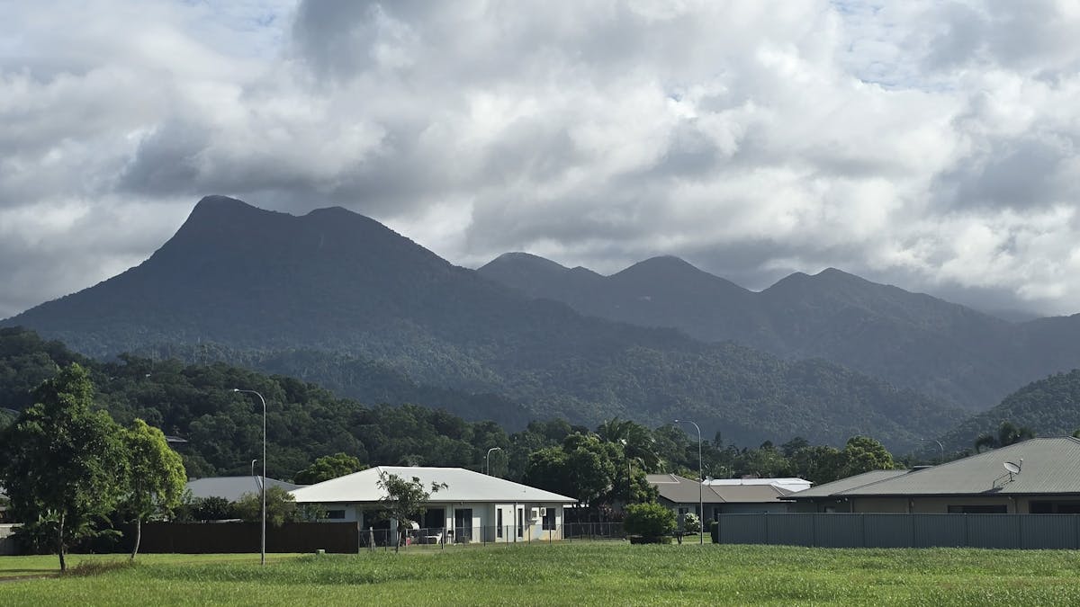 Mt Demi from the bowls area