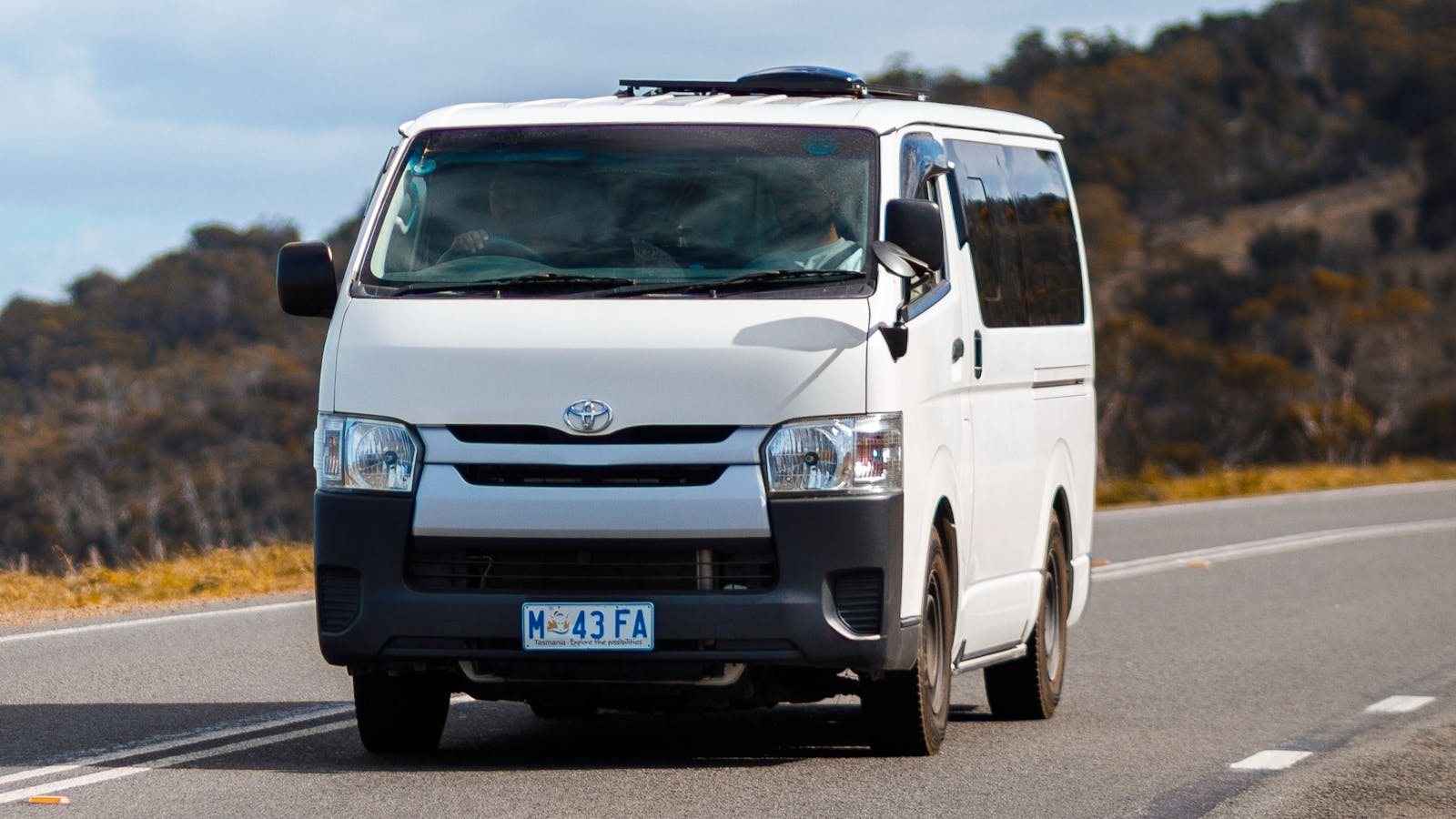 Drive confidently on winding scenic roads with 4WD van, Yana, adventures and freedom.