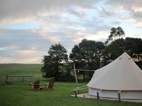 Glamping tent