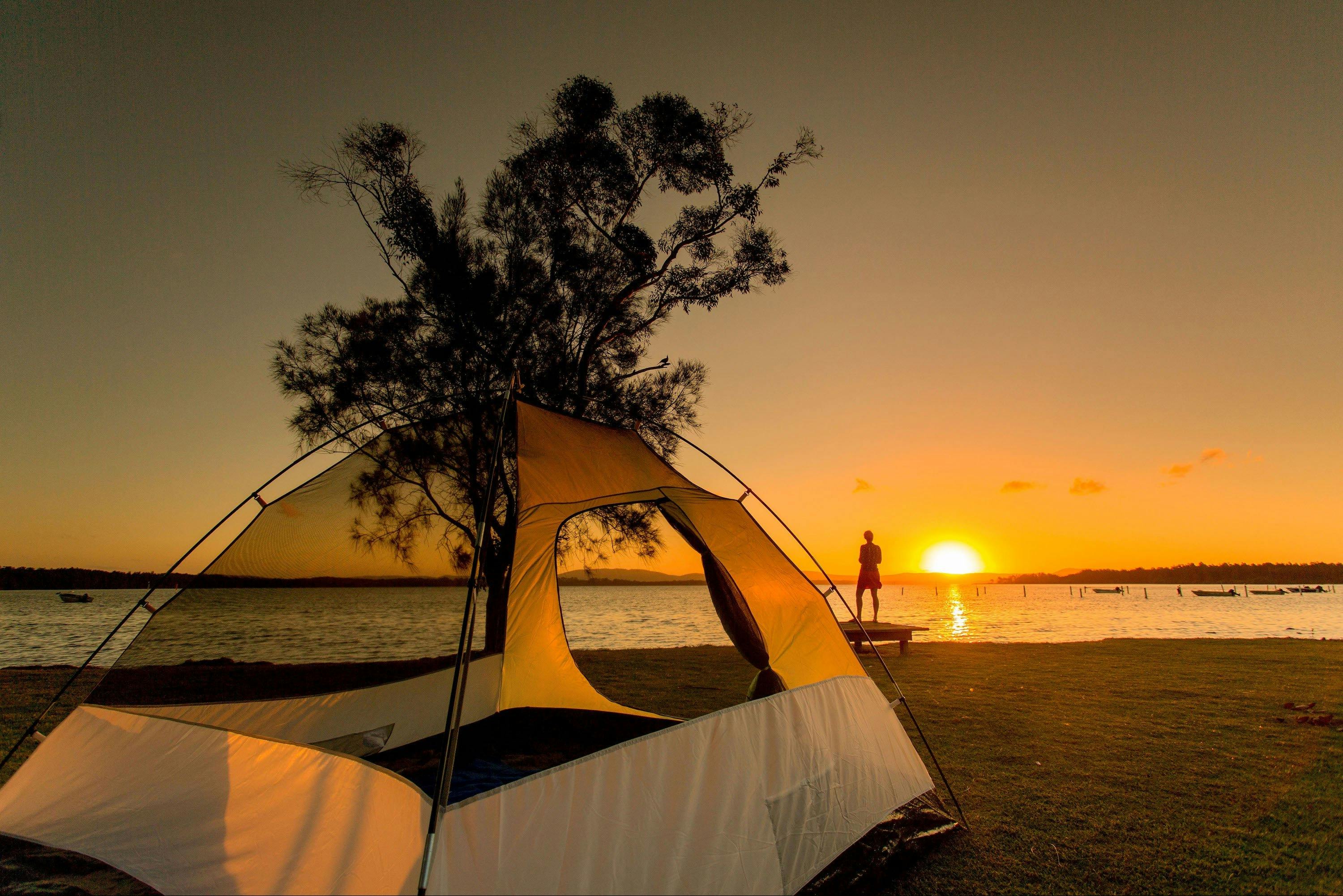 Waterfront Camping
