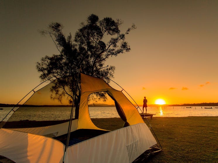 Waterfront Camping