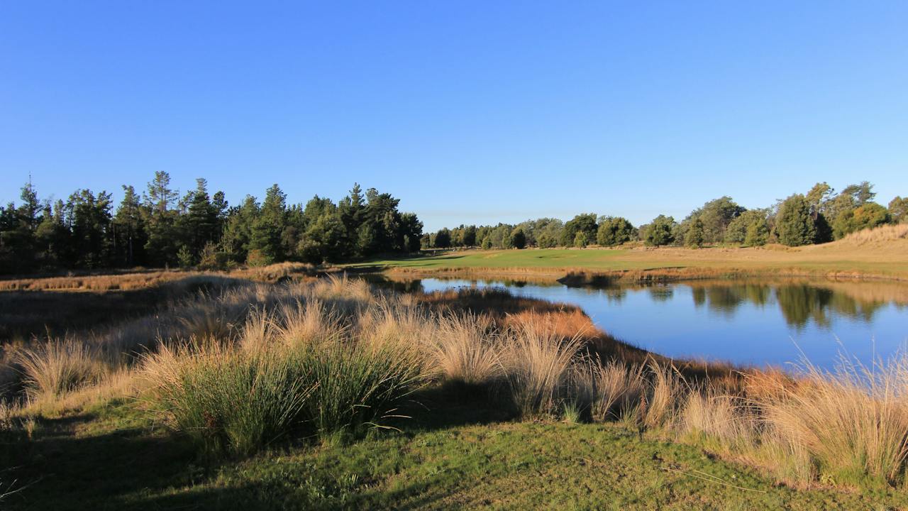 13th hole at Llanherne Golf Club