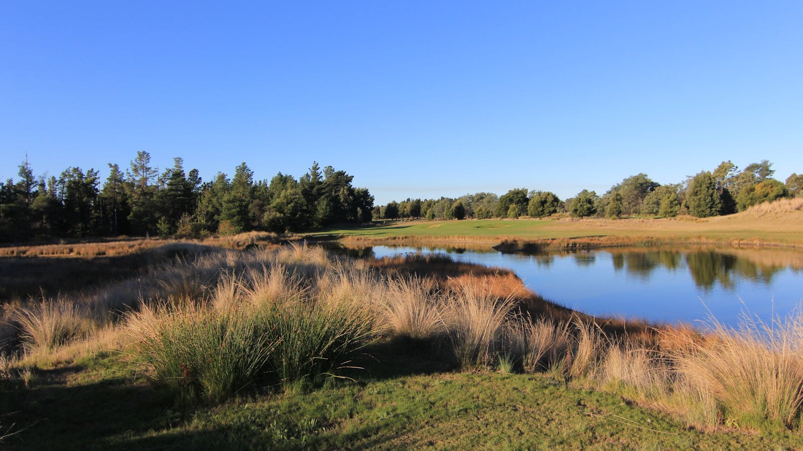 13th hole at Llanherne Golf Club