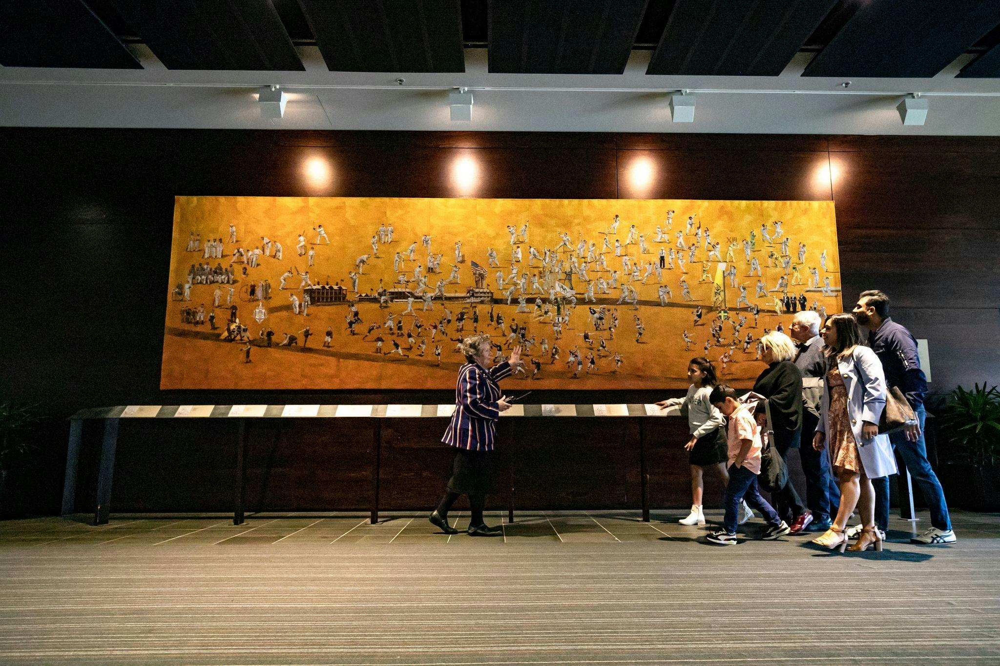 Tapestry on an MCG Tour