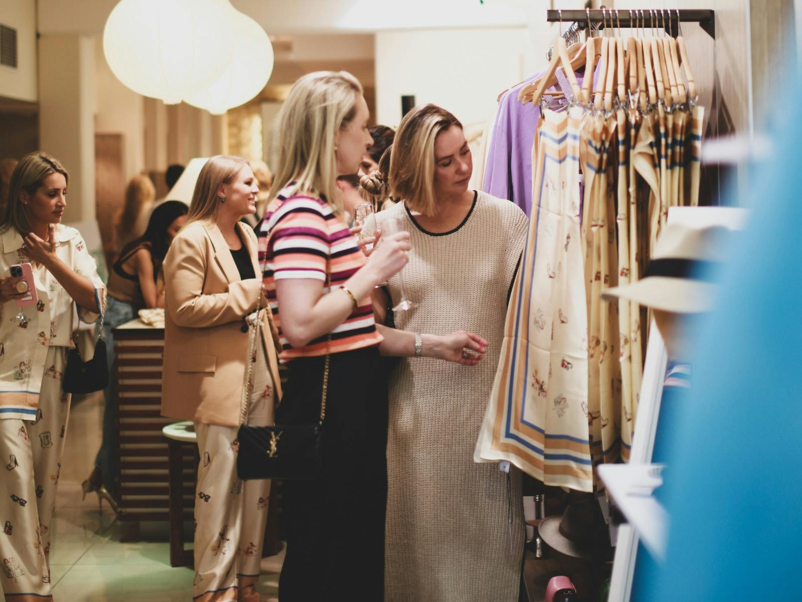 In-store Romy launch shopping event