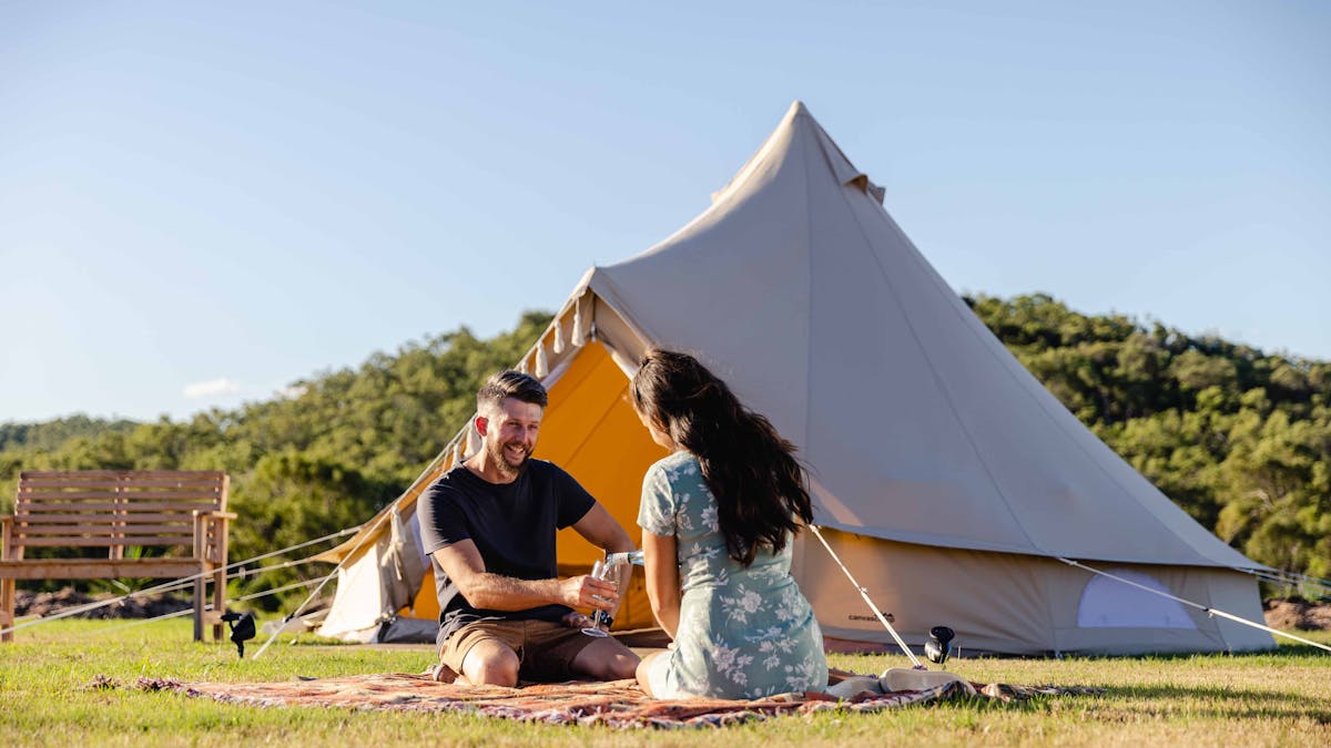 glamping tent