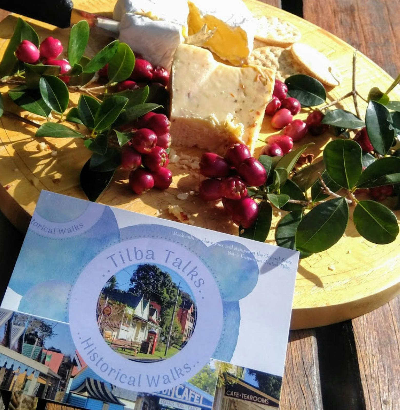 Tasting of Town & Country A sample of the local produce  with Tilba Talks Heritage Walks