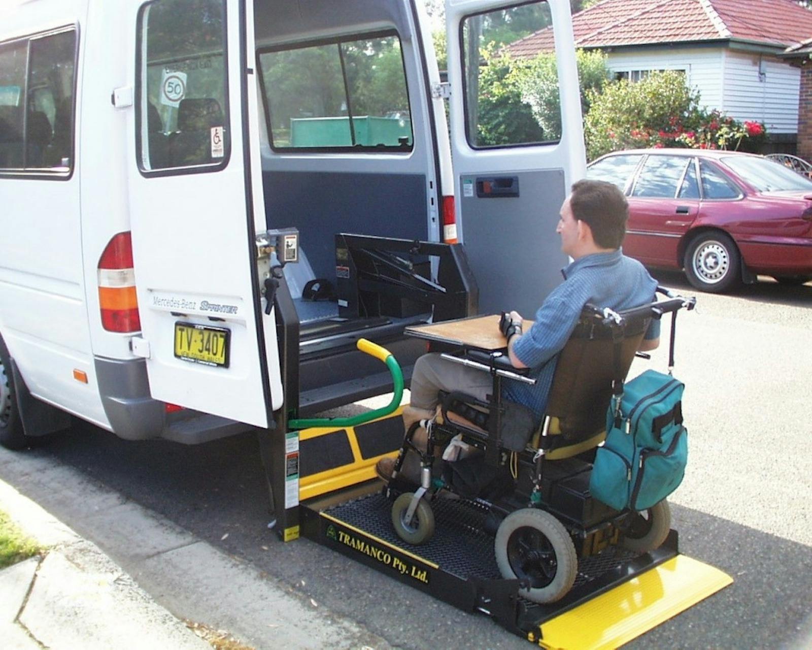 wheelchair accessible van