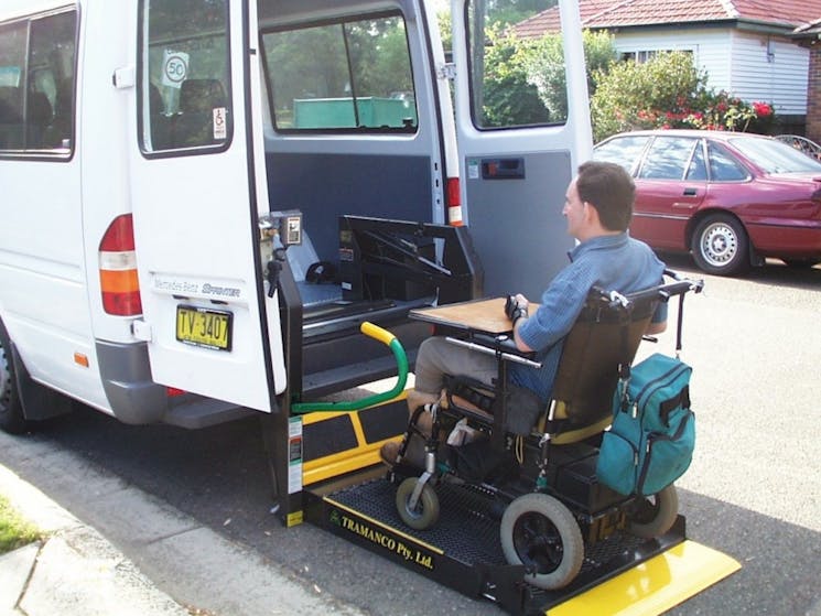 wheelchair accessible van