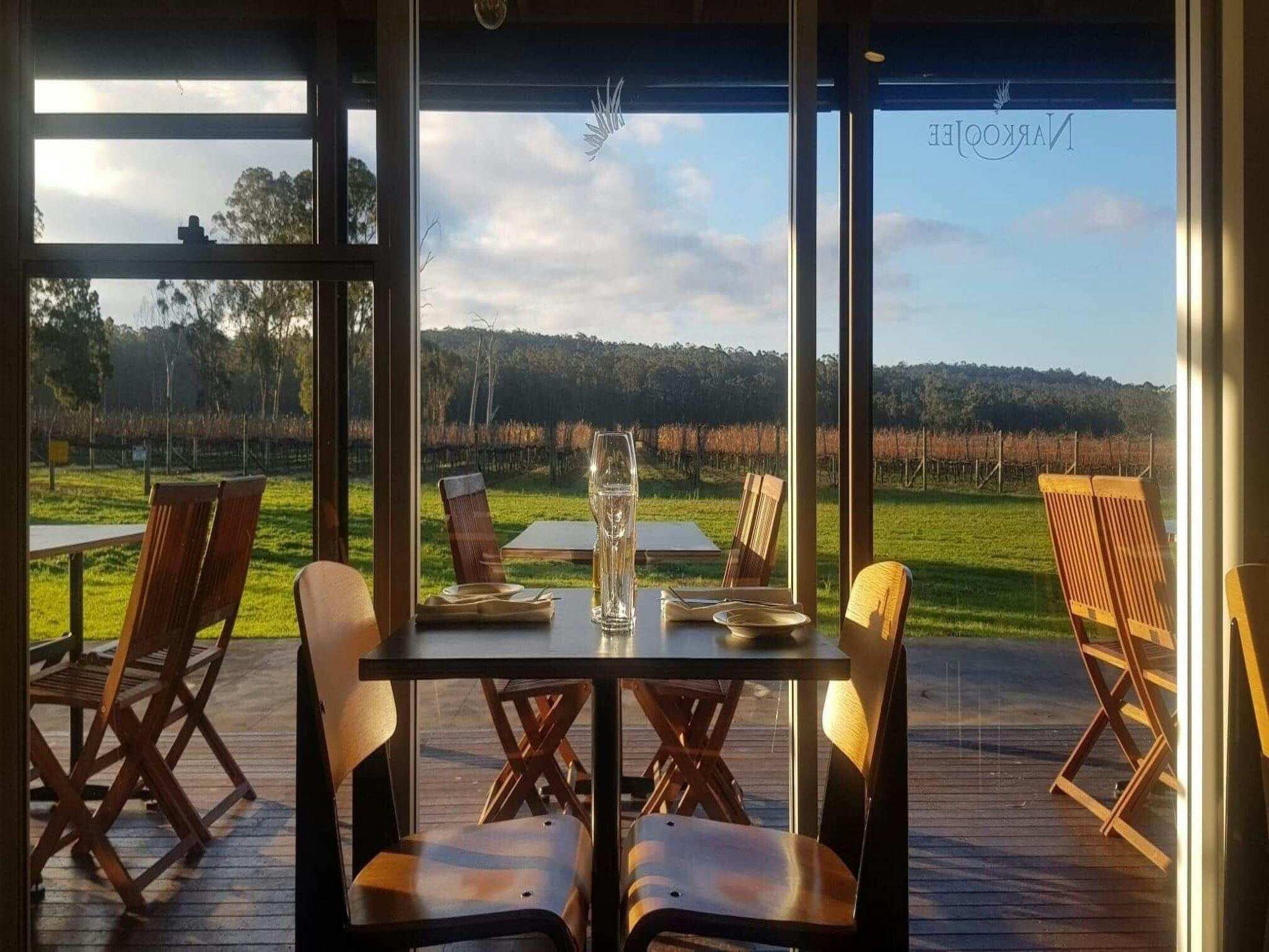 Stunning views of the vines
