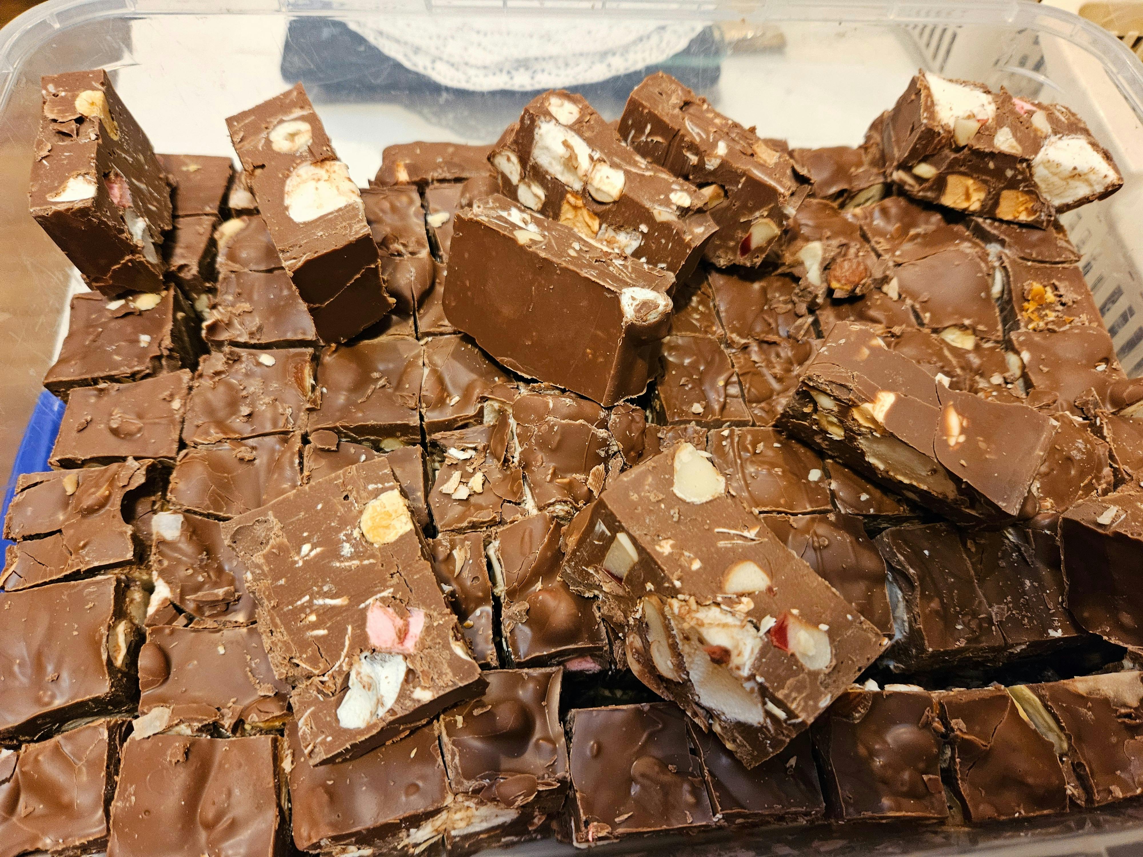 Milk chocolate Rocky Road.