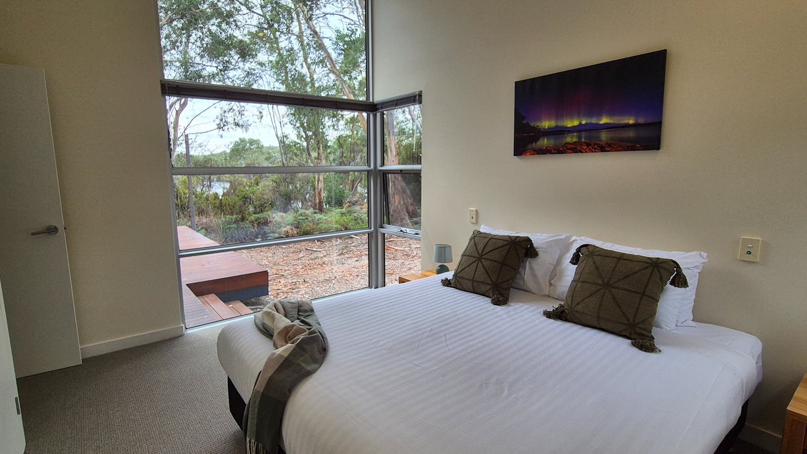 King bedroom with ocean views