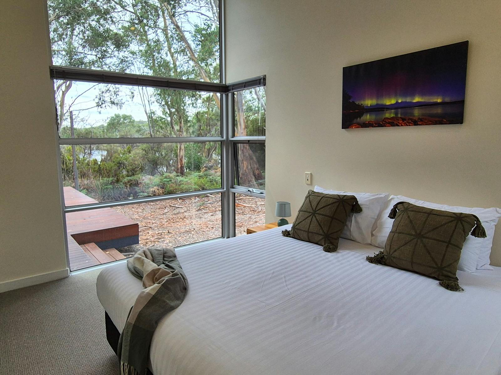 King bedroom with ocean views