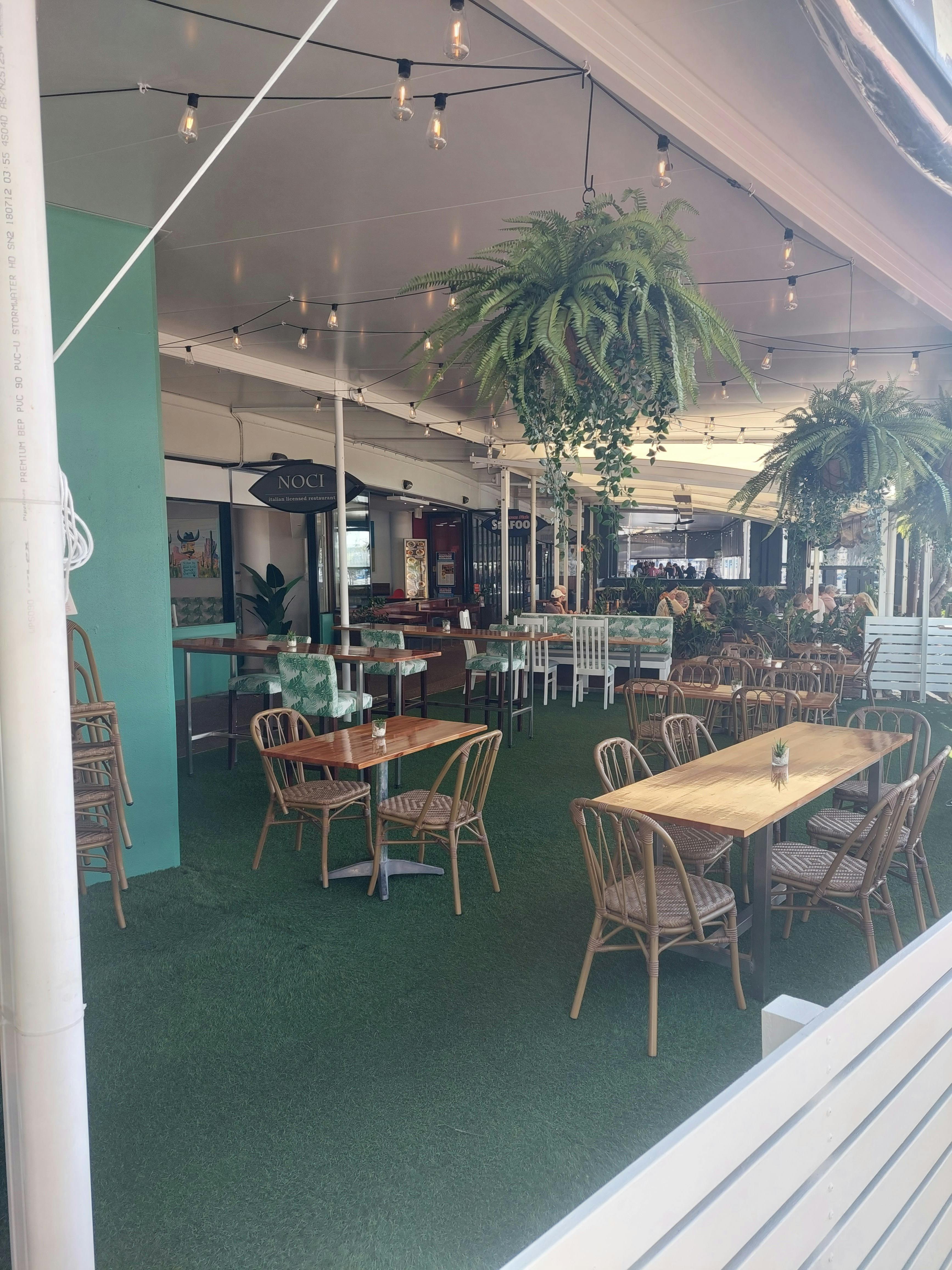 Undercover outdoor dining