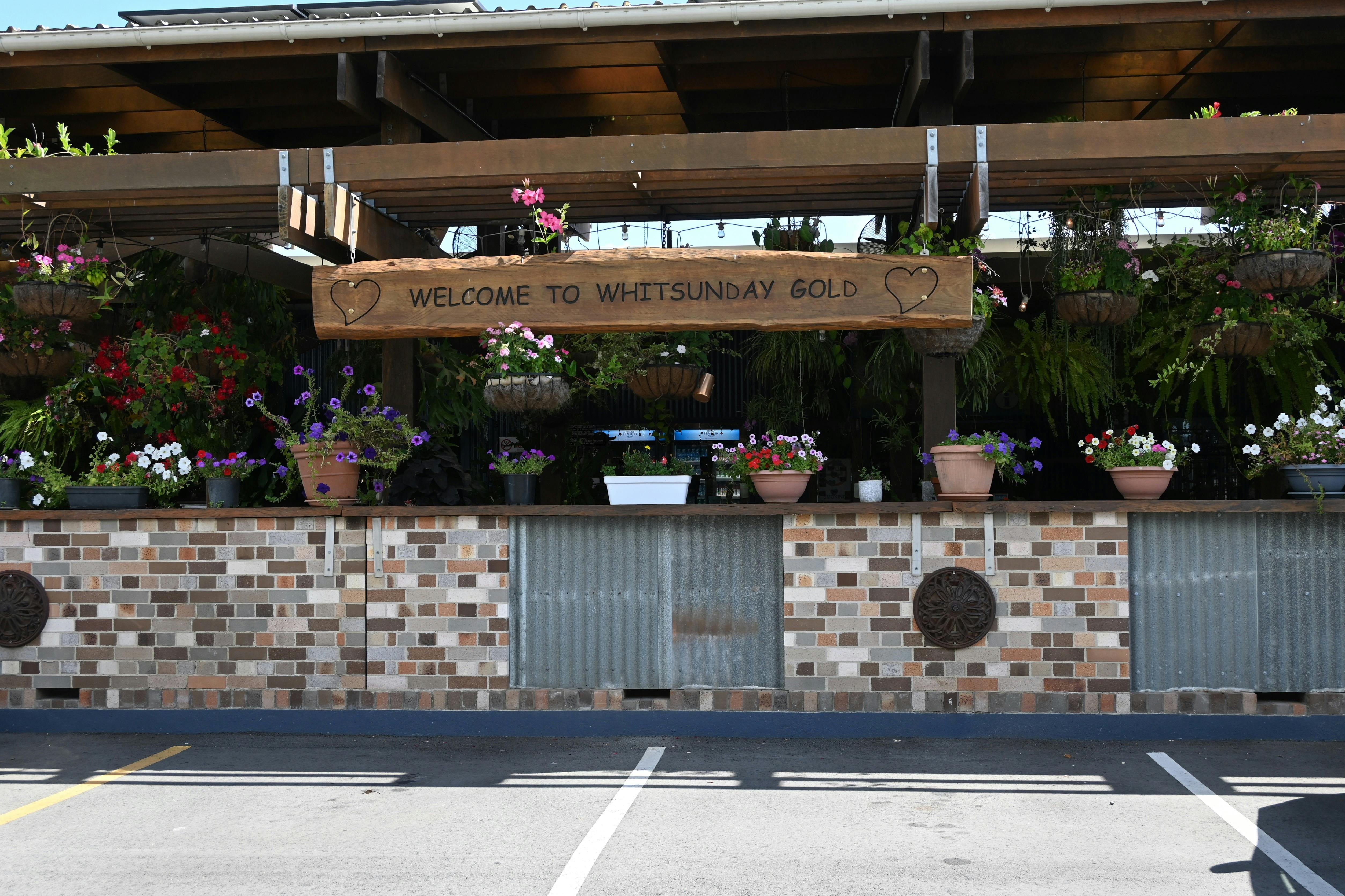 Whitsunday Gold Coffee - front of the alfresco dining area