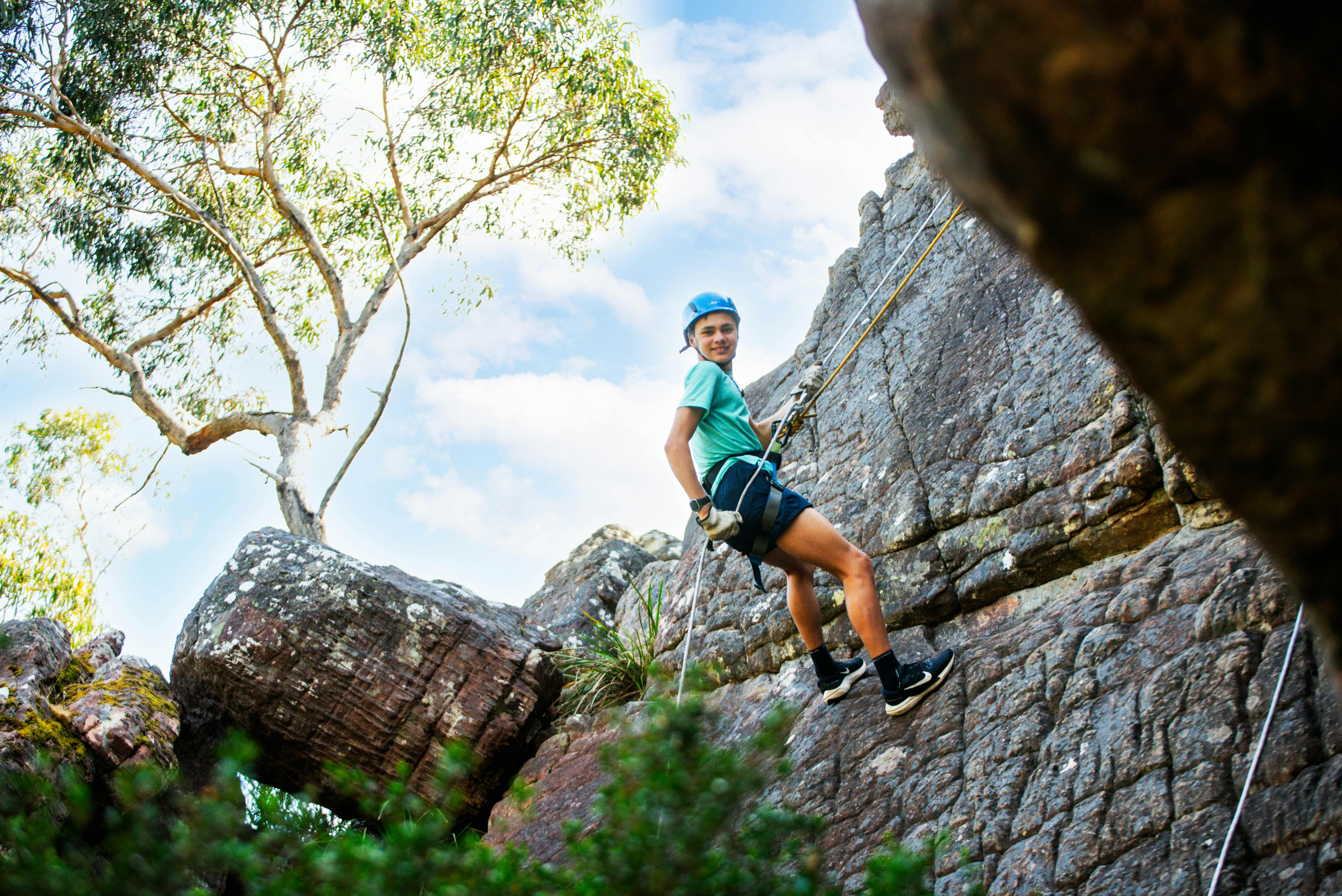 Abseiling