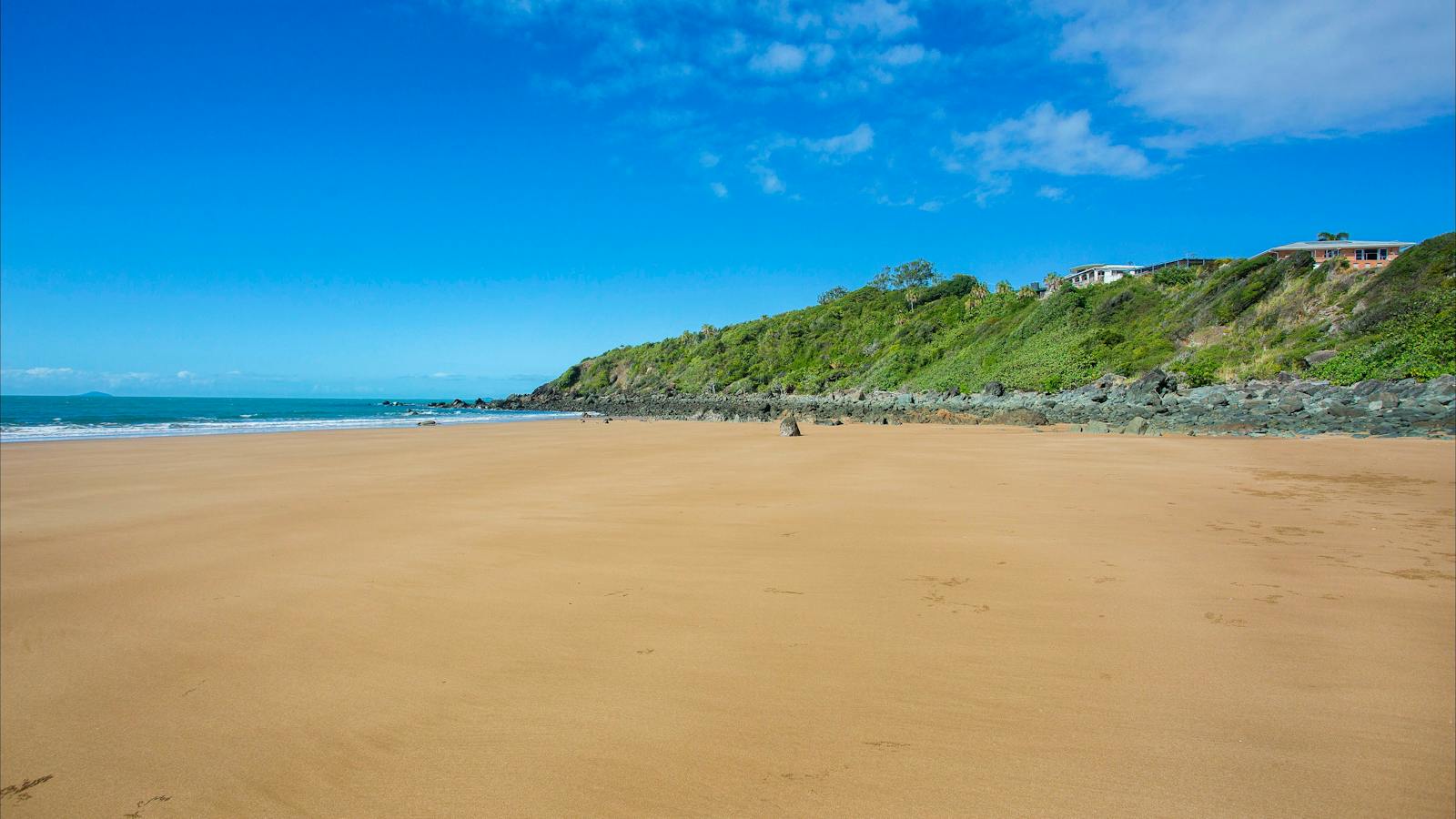 Panoramic view of Sarina Beach
