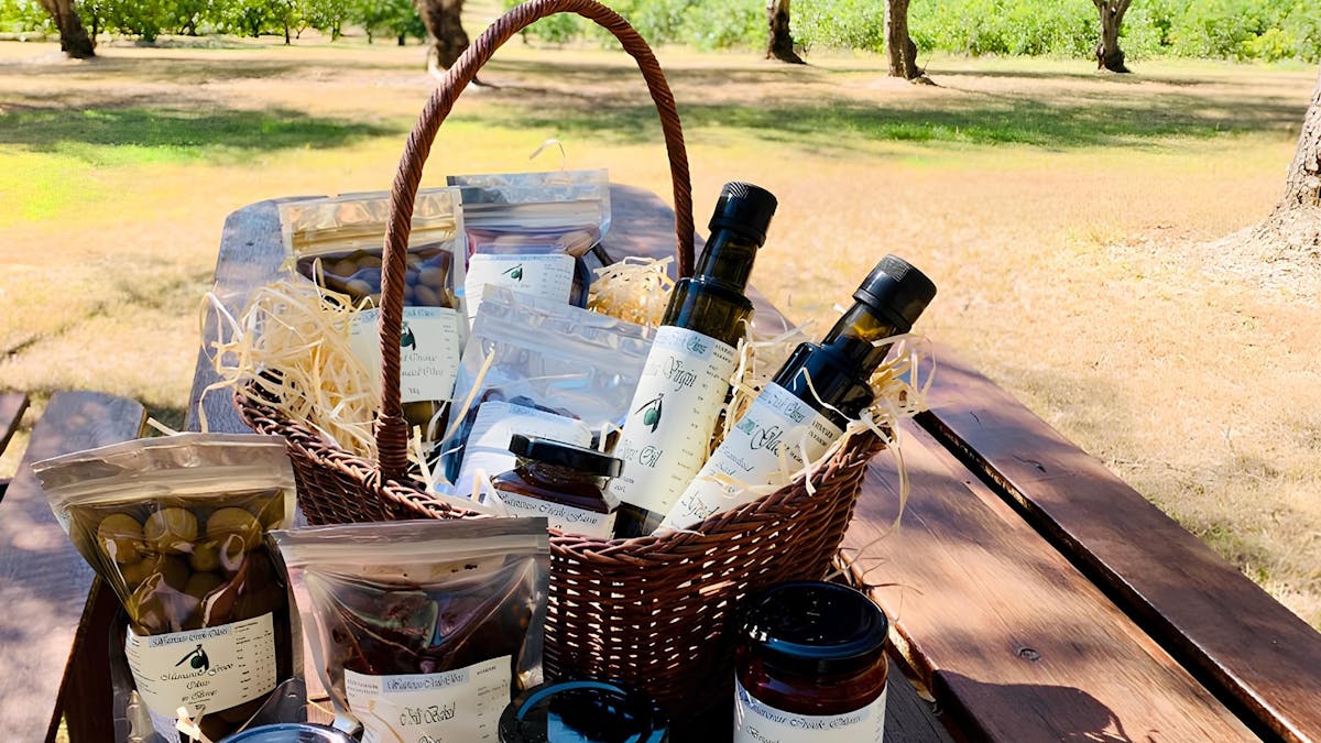 A large variety of farm-made products on offer at the  farm-gate shop or available online