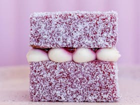 Jelly Cake on a plate