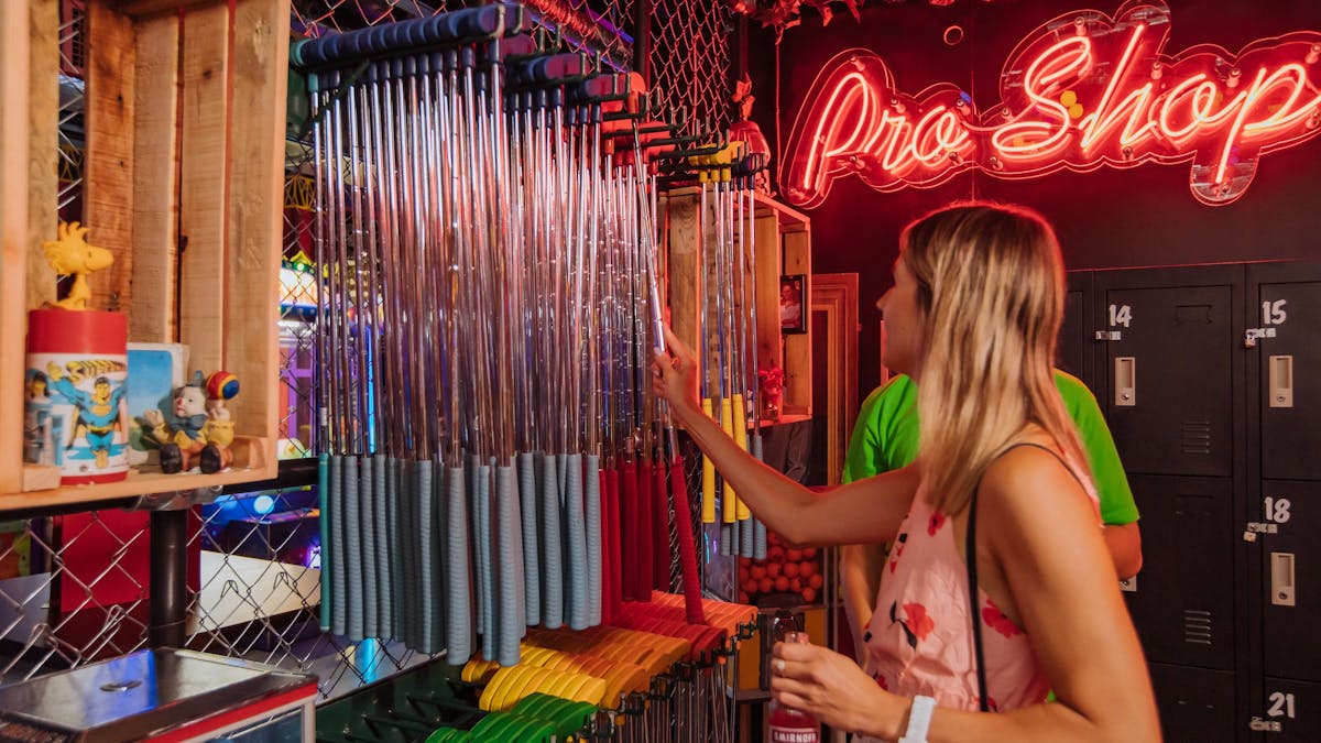 Gear up at the pro shop