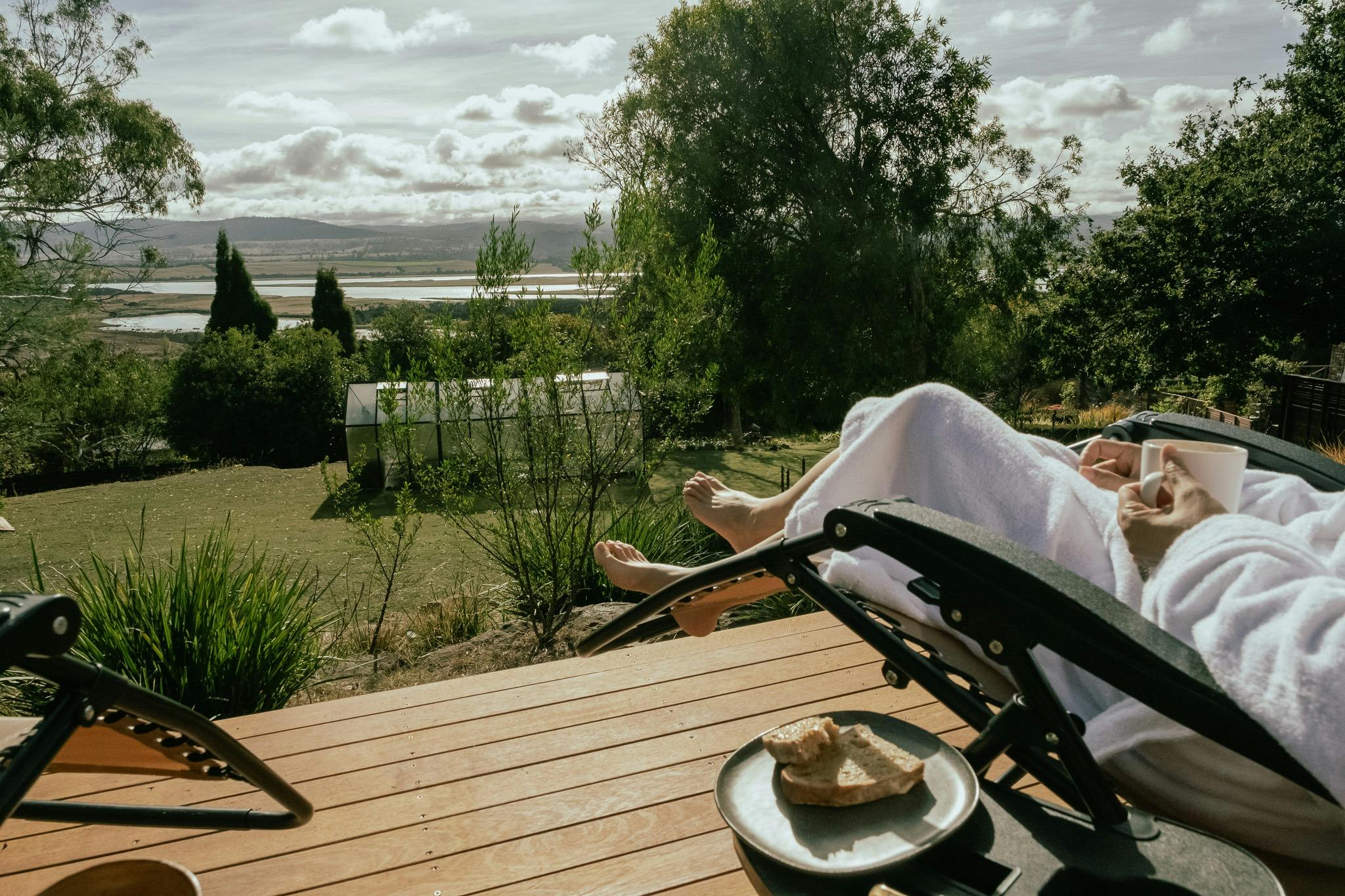 sauna with view
