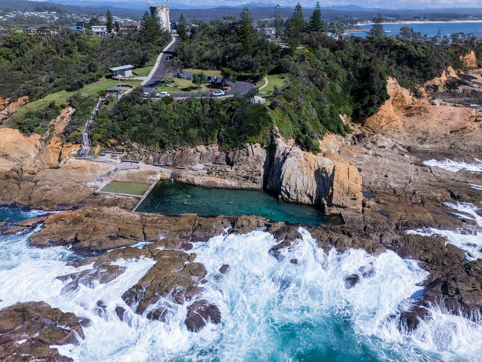 The Blue Pools Bermagui