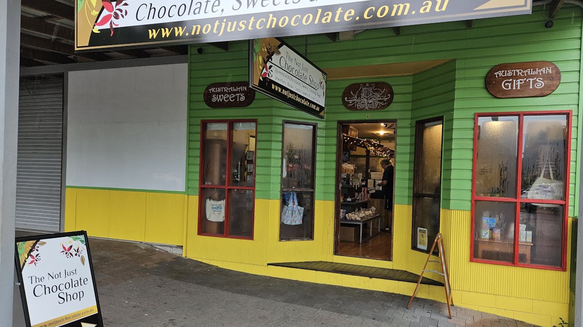 The front of the shop on Therwine Street