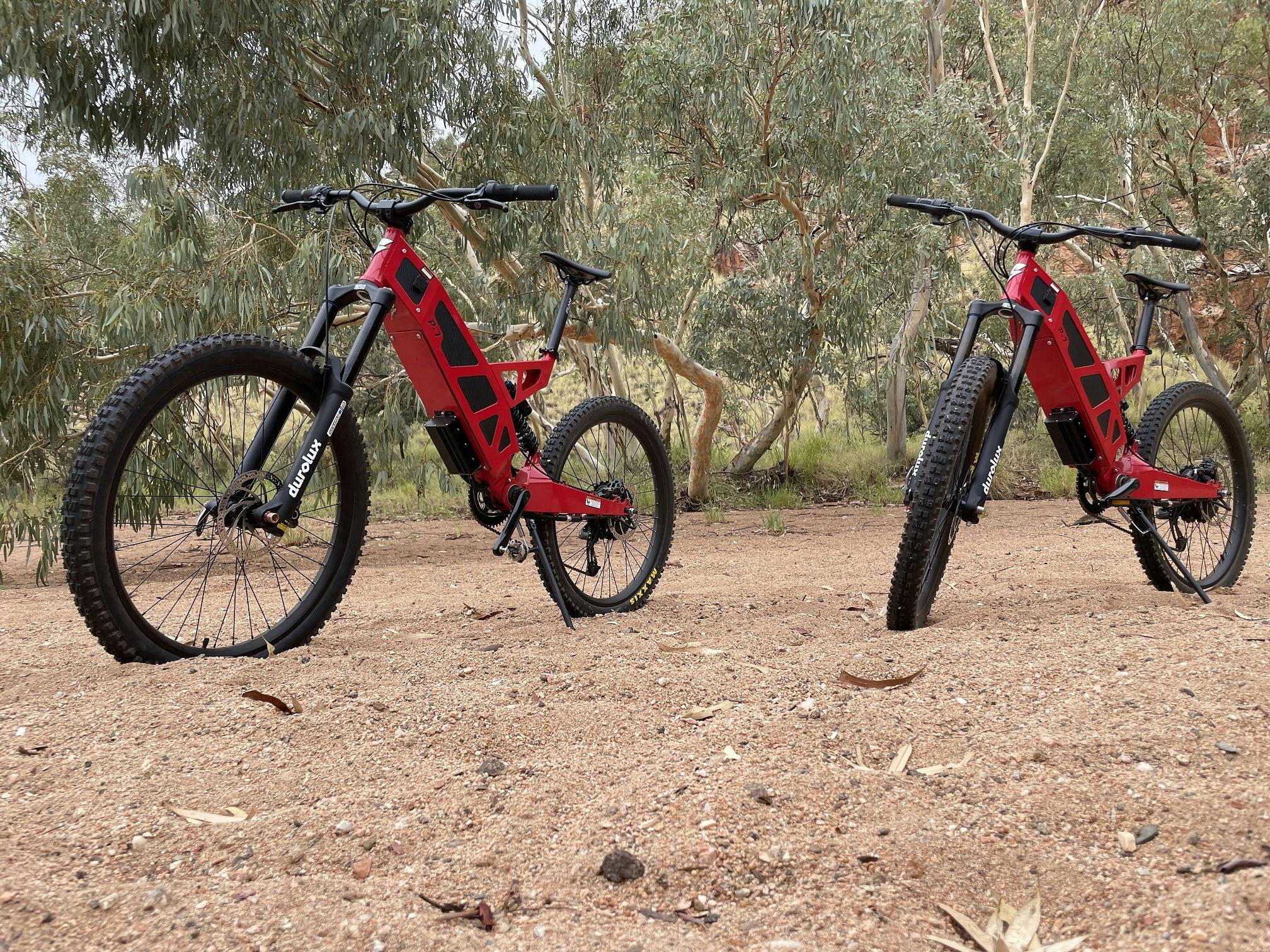 Stealth E-Bikes available for hire