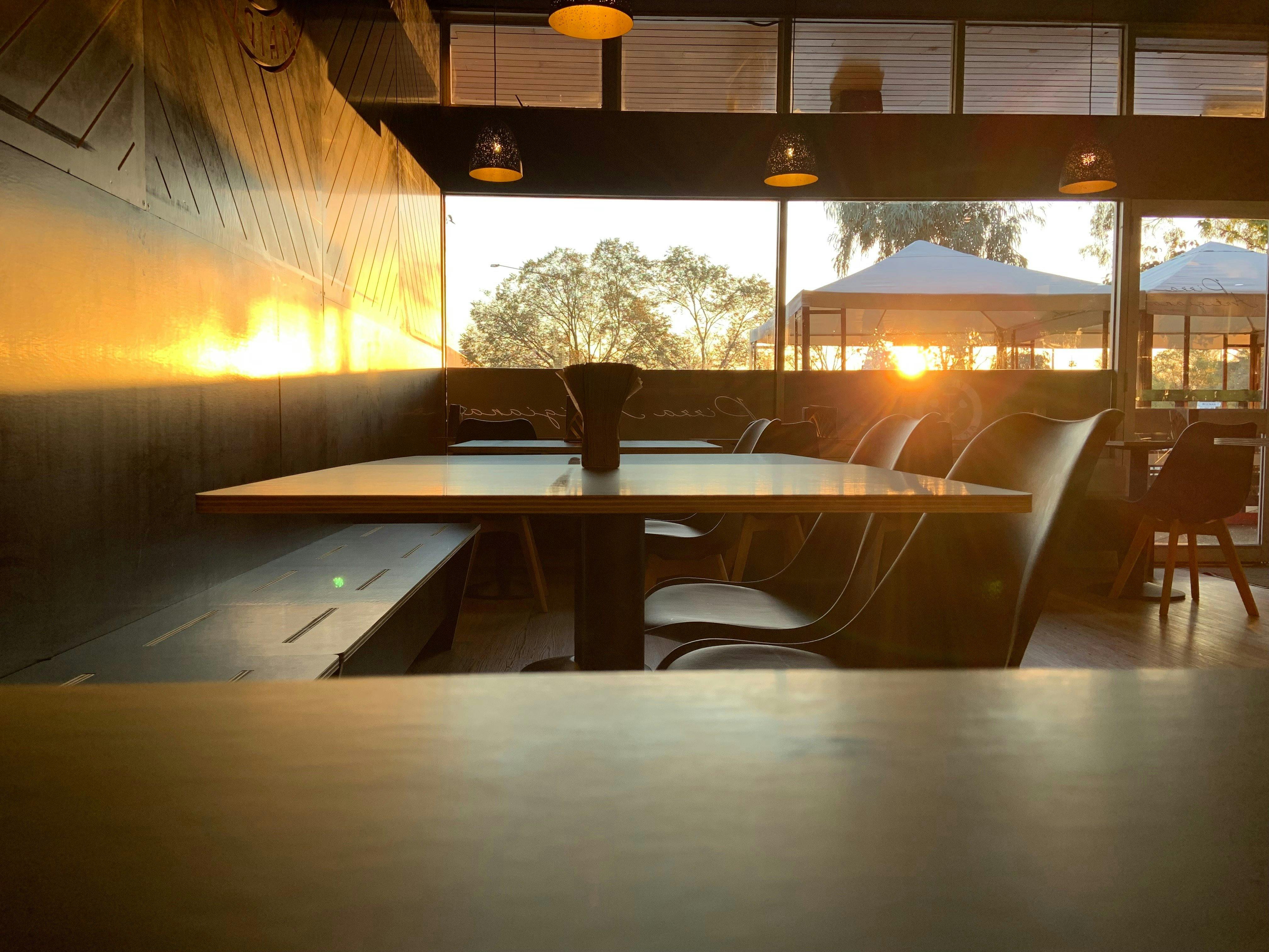 Artigiana Sunsets from the new dining room!