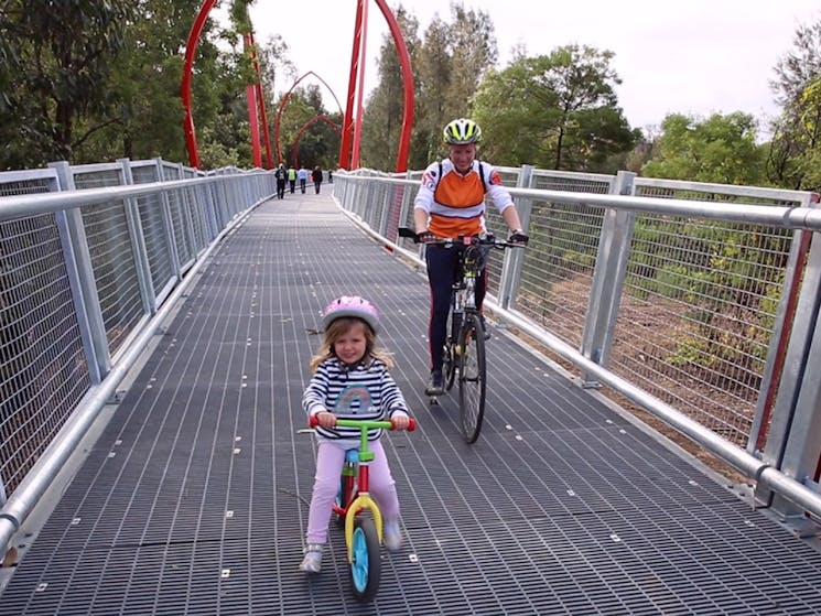 This beautiful cycleway runs from Parramatta Park all the way to Sydney Olympic Park