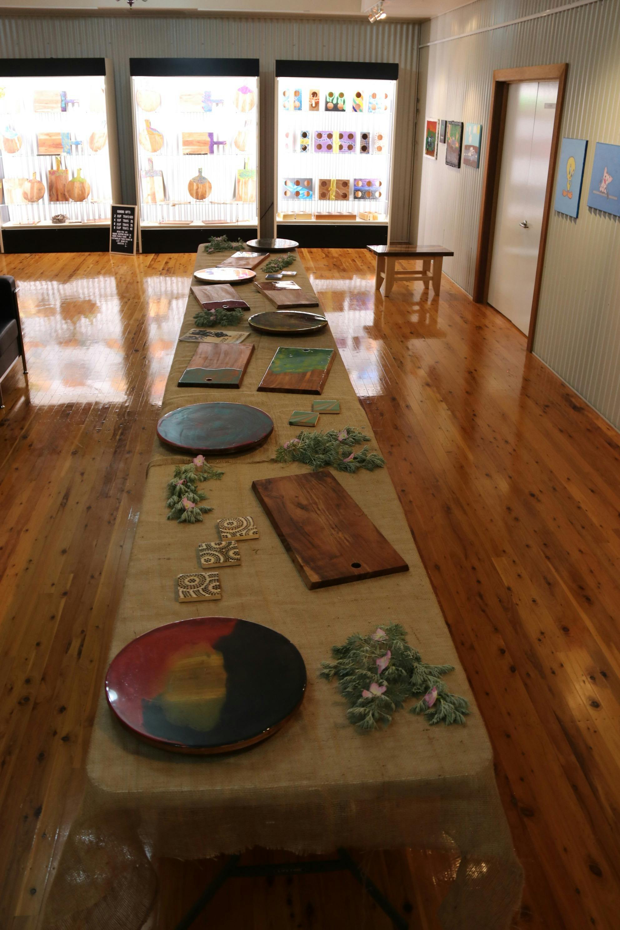Always different displays in our Art Gallery