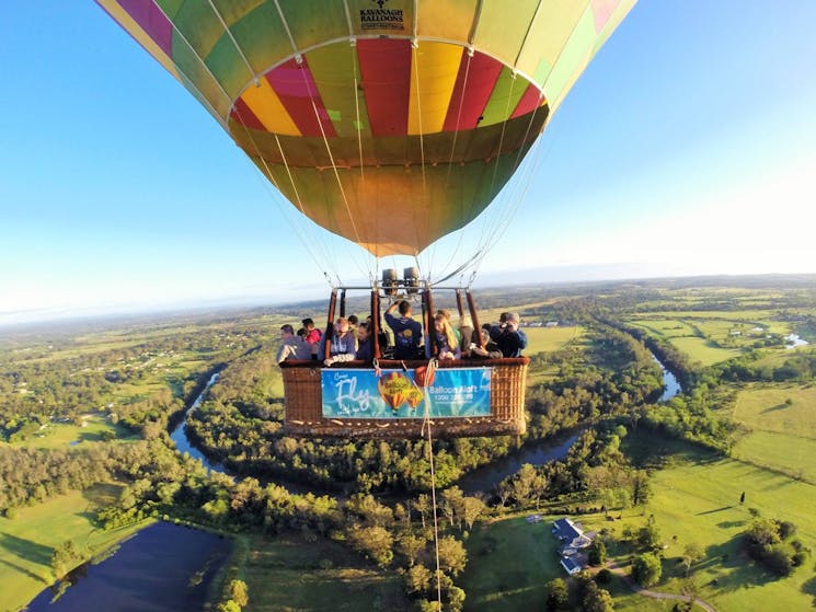 Balloon Aloft in flight