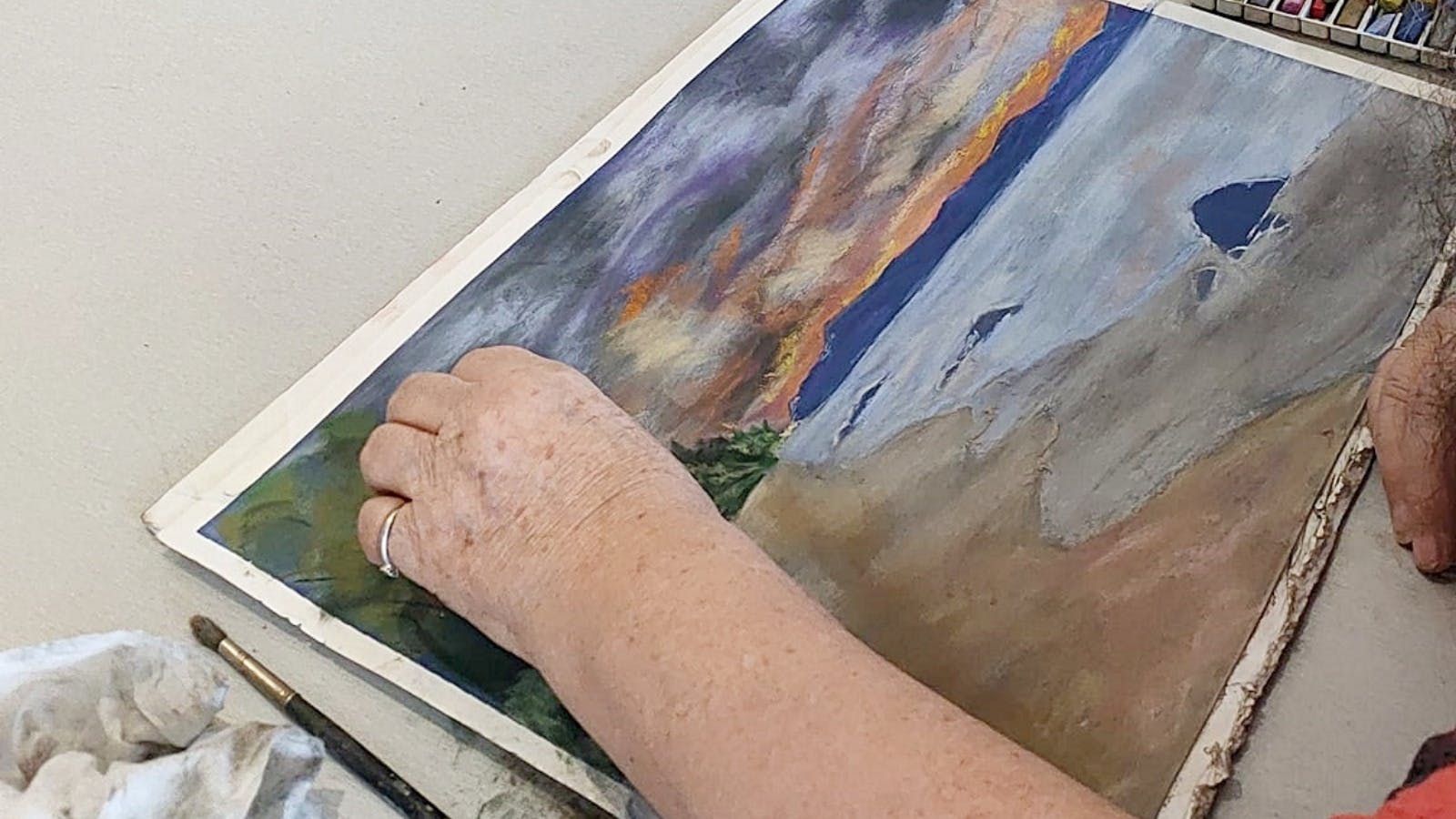 Soft Pastel Drawing Group