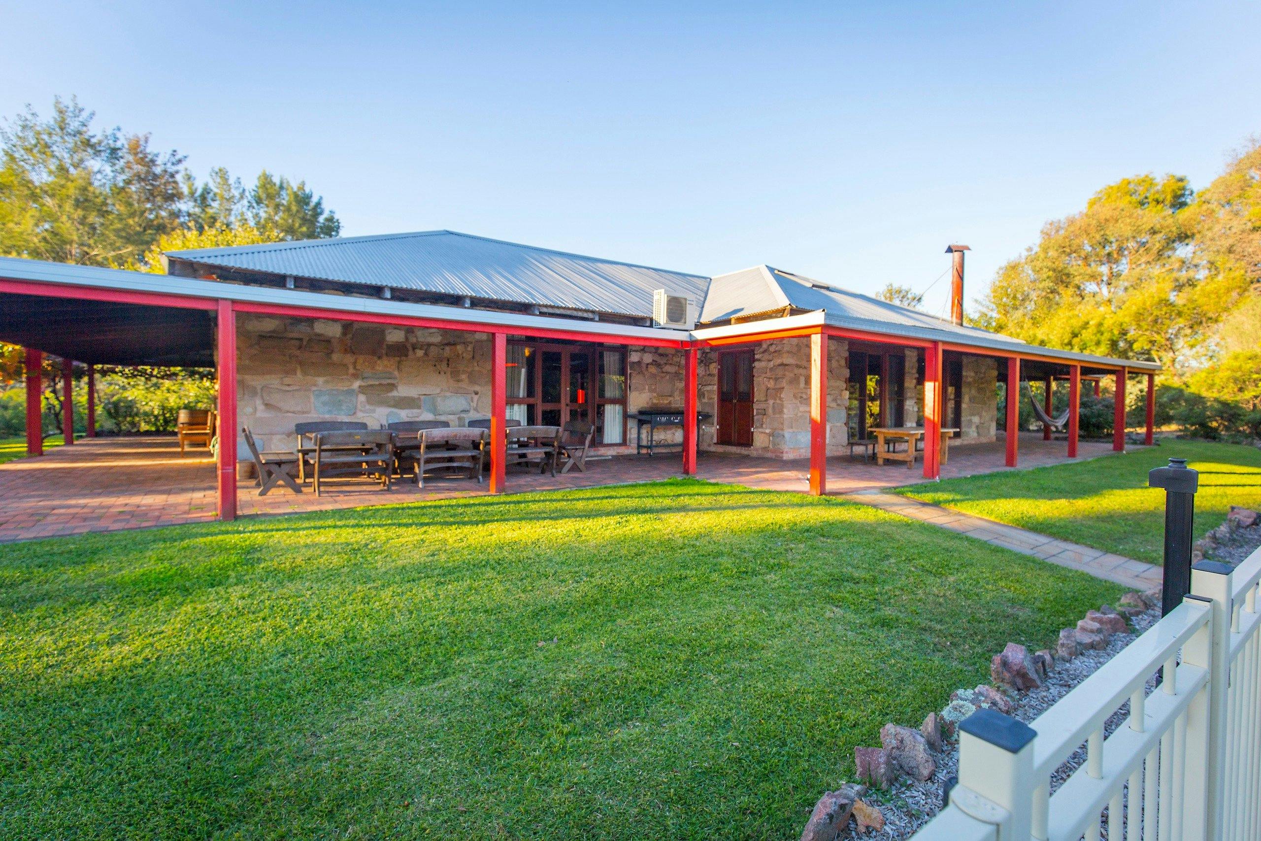 BBQ area and back porch