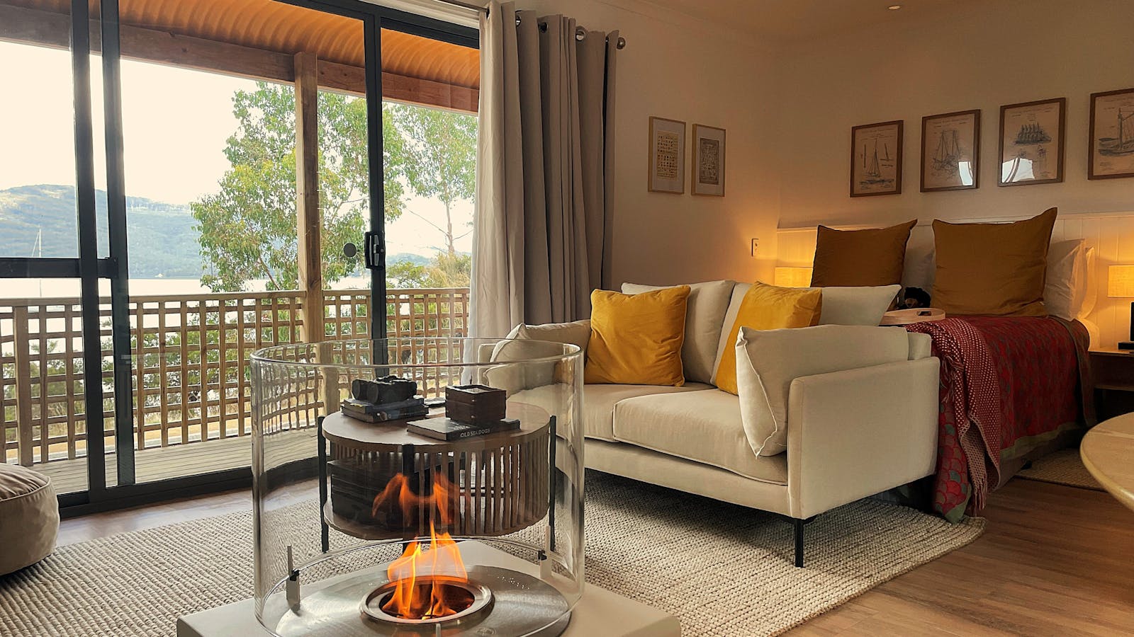 Cozy Fireplace