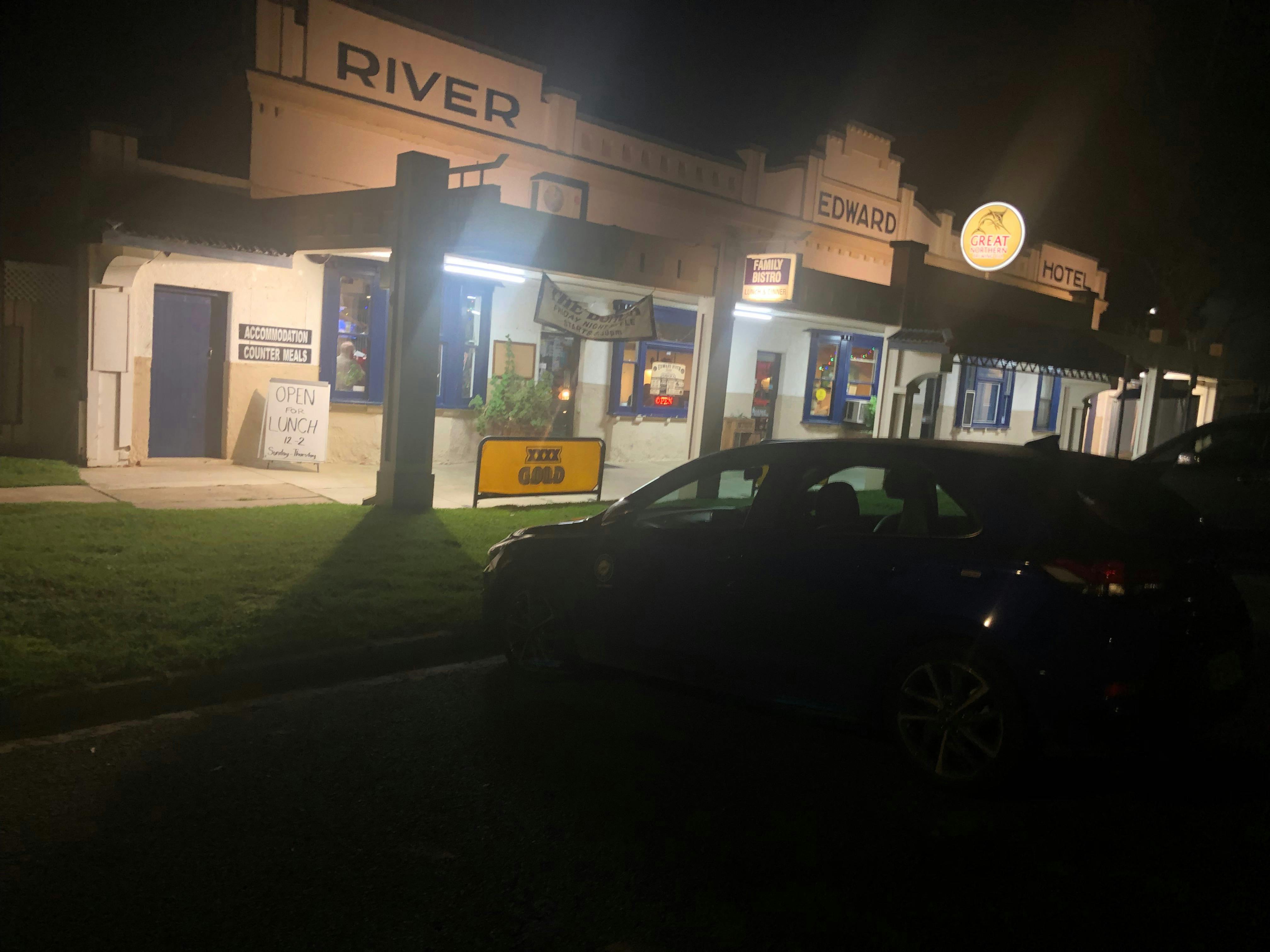 Front at night