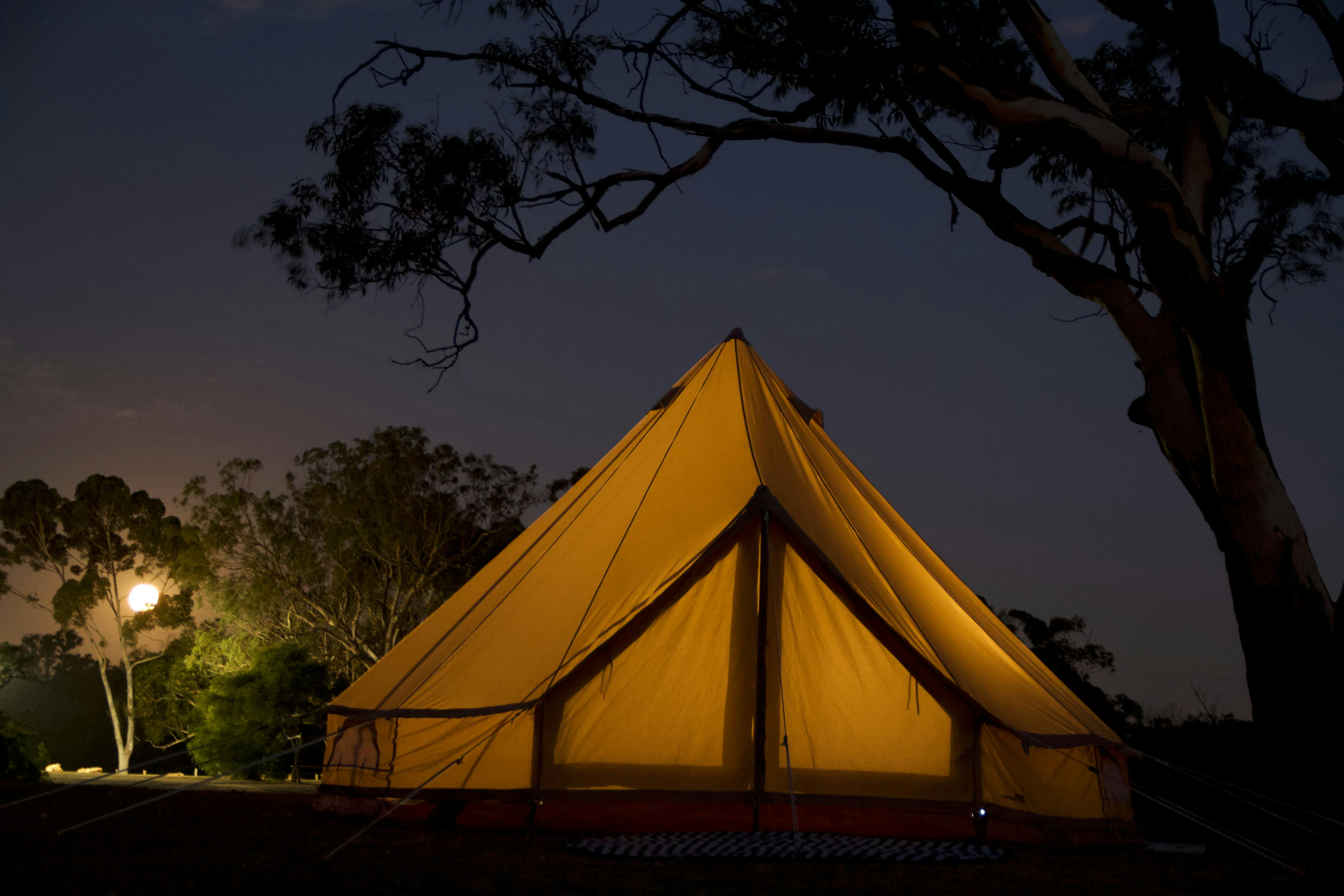 We can provide electricity to your tent if you have a powered site