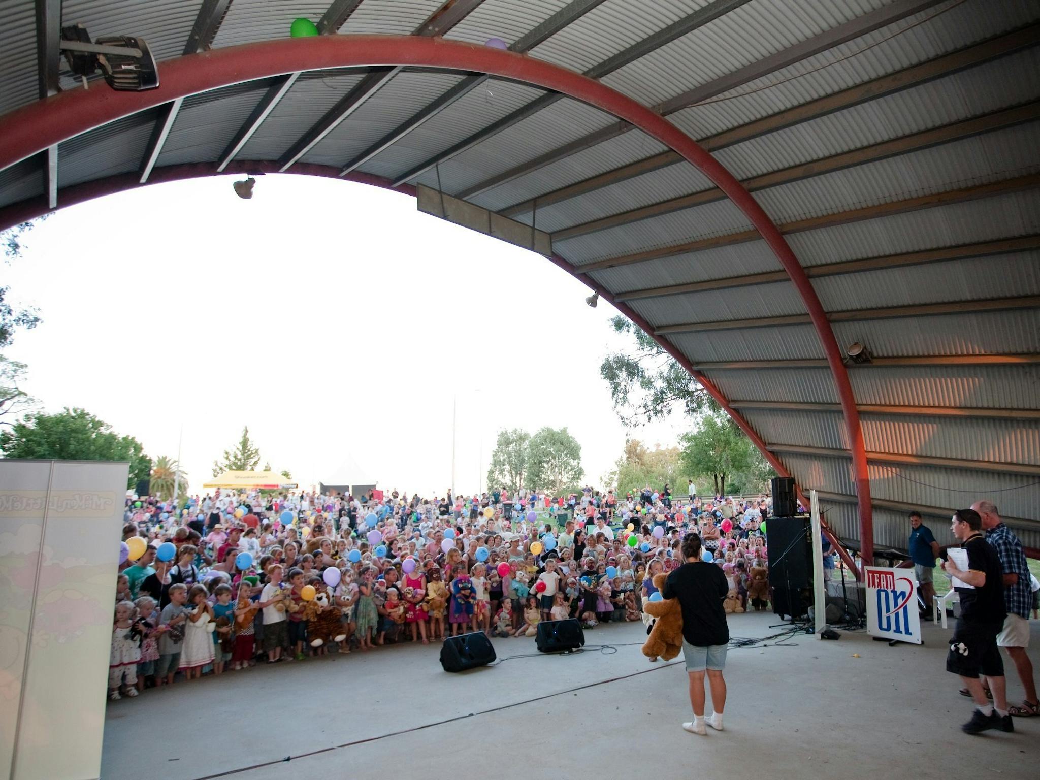 view from stage