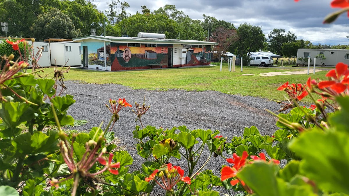 Grassy drive through sites close to the amenities block for convenience and space. Grassy drive through sites close to the amenities block for convenience and space.