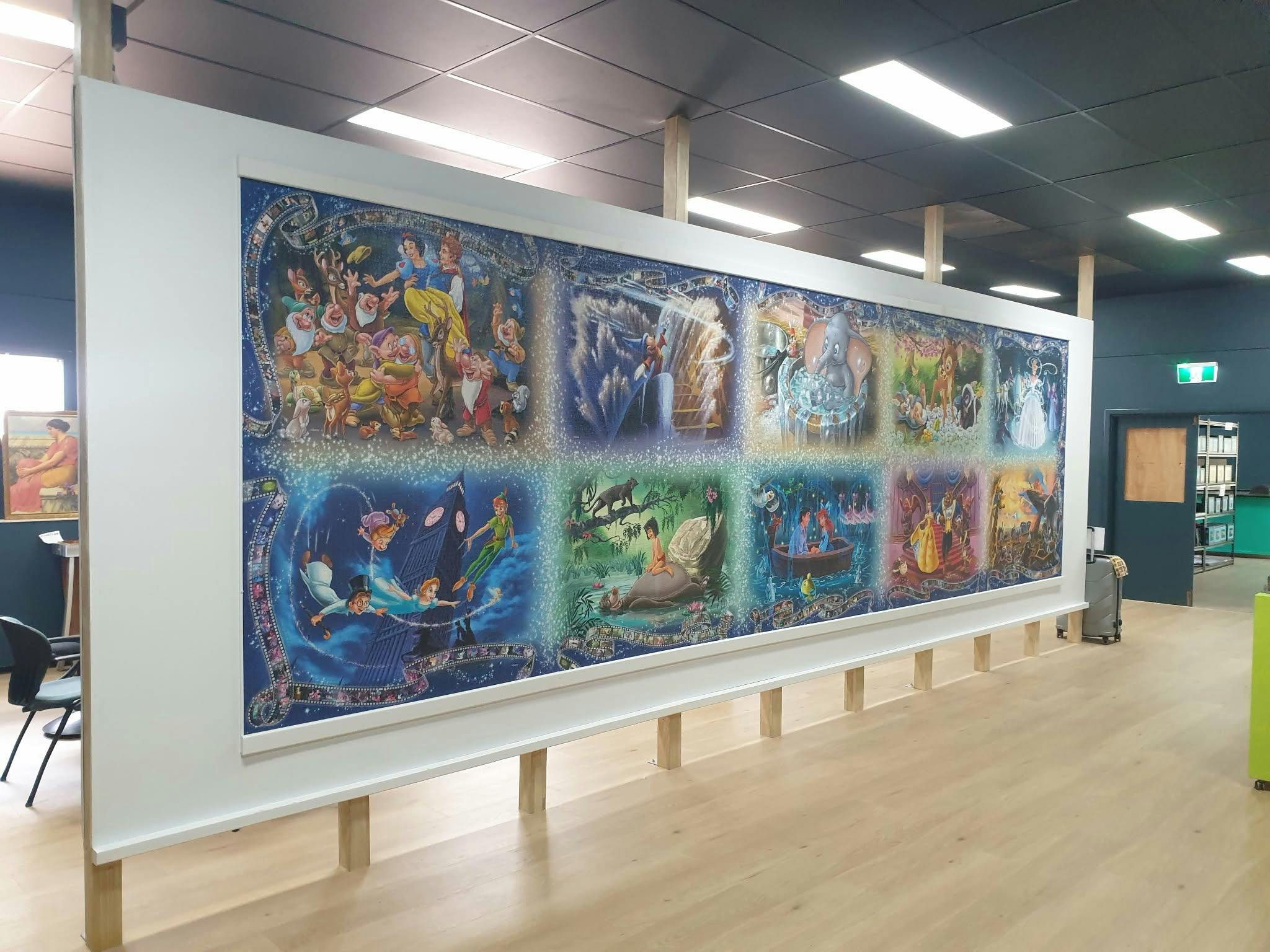 Large Disney themed puzzle, 40320 pieces
