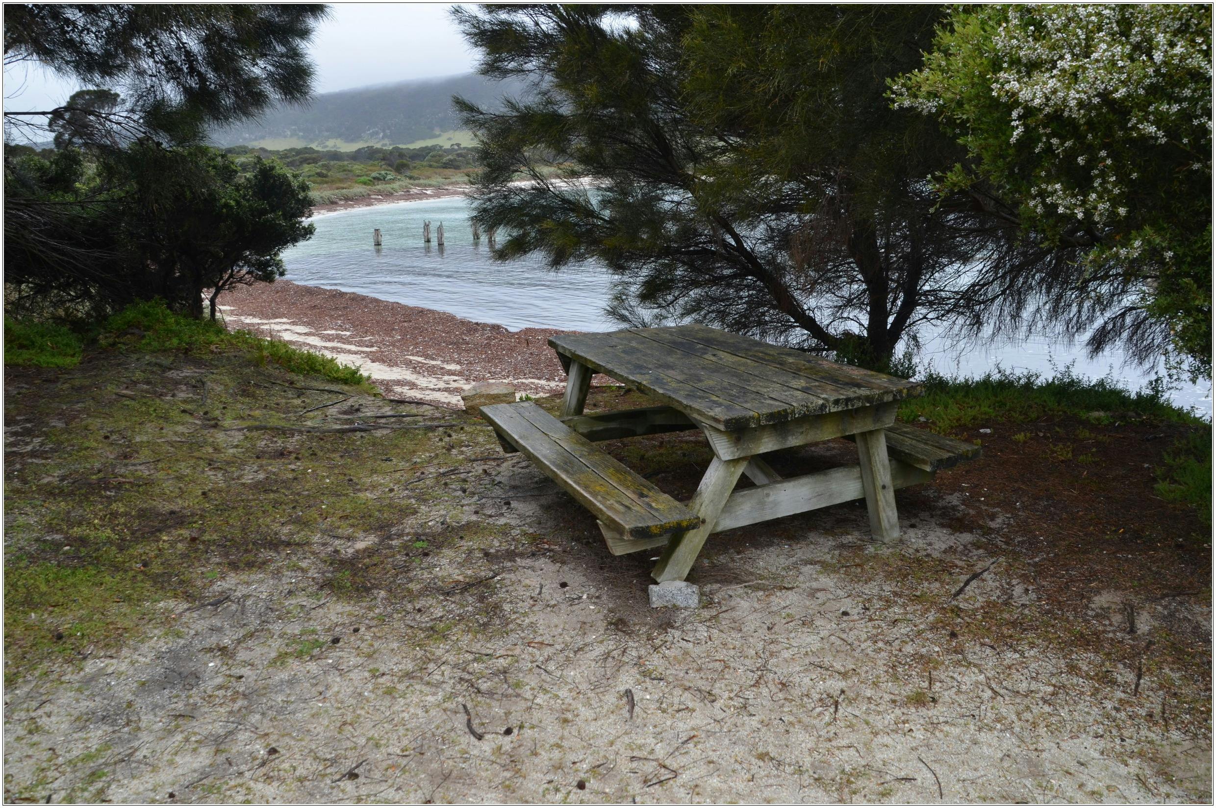 view from the picnic area Lillies Bay