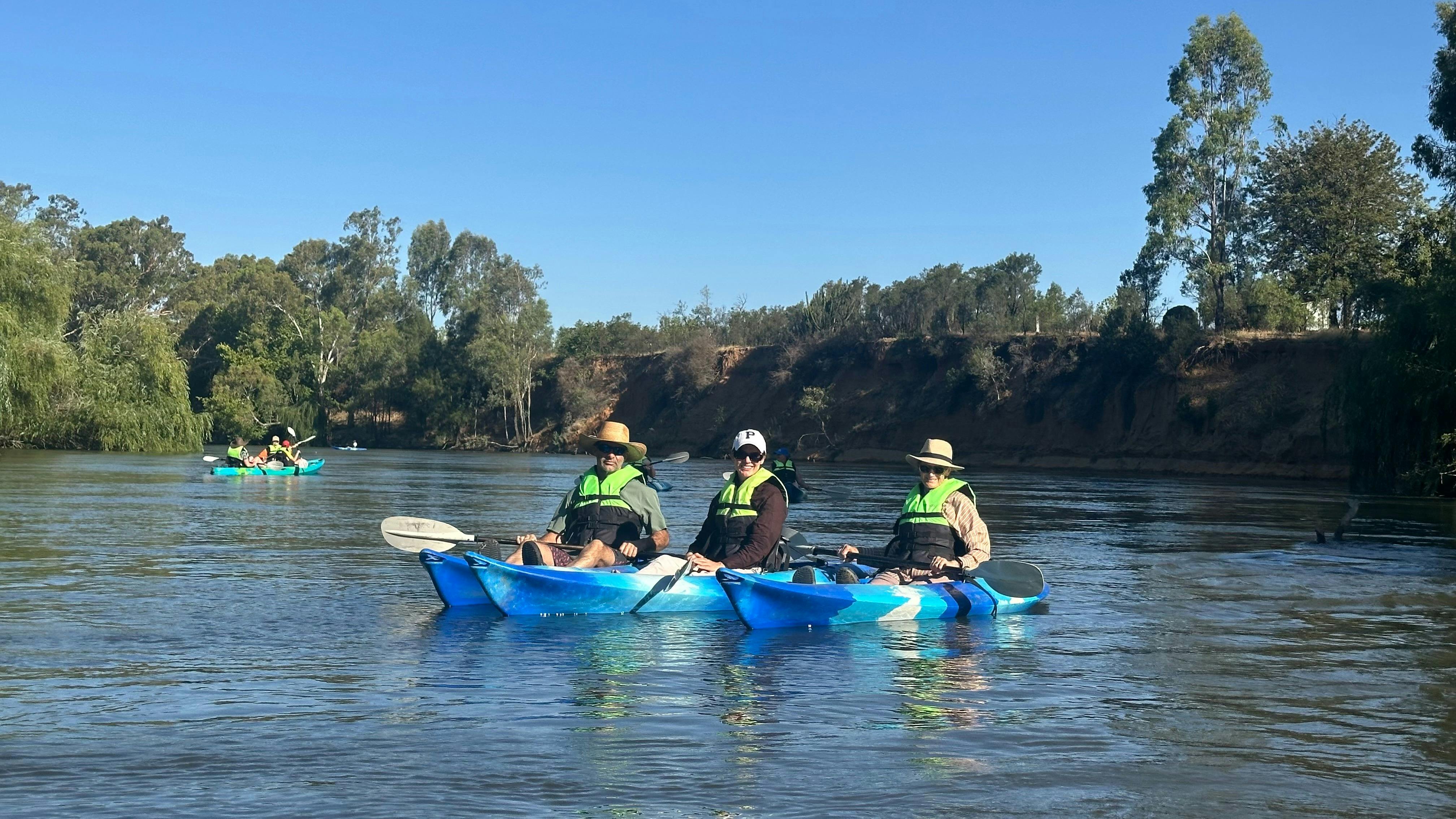 Full day kayak adventure on the Murrumbidgee River